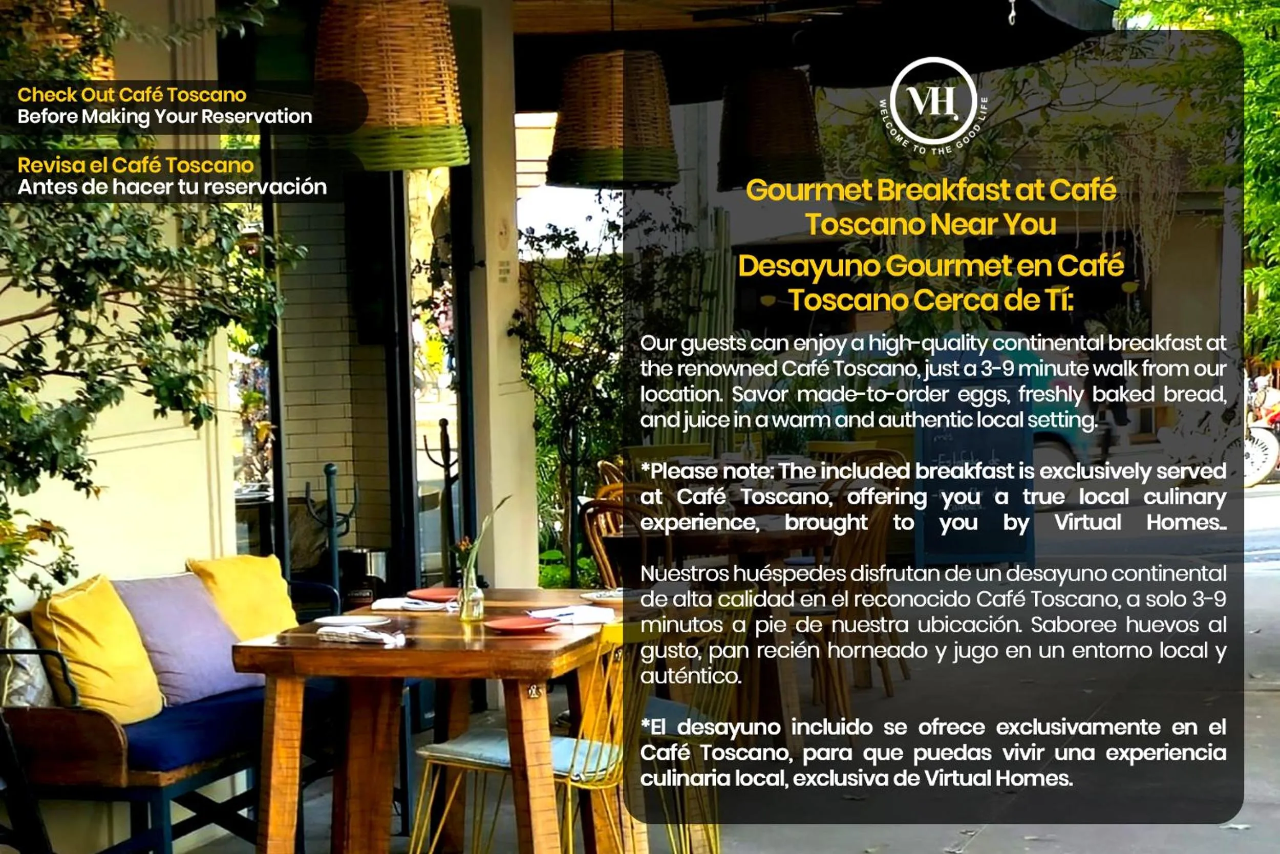 Breakfast in Condesa Lofts & Residence Hotel by VH