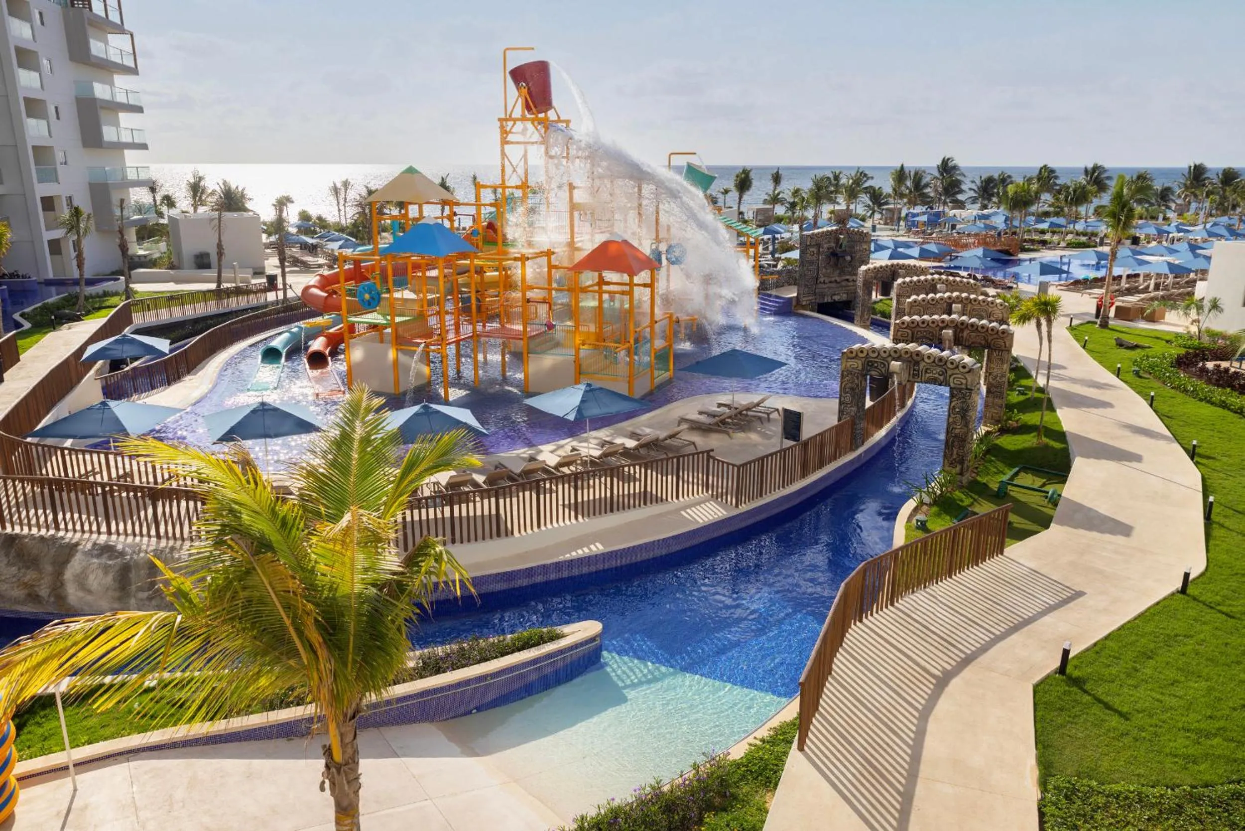Aqua park in Royalton Splash Riviera Cancun, An Autograph Collection All-Inclusive Resort