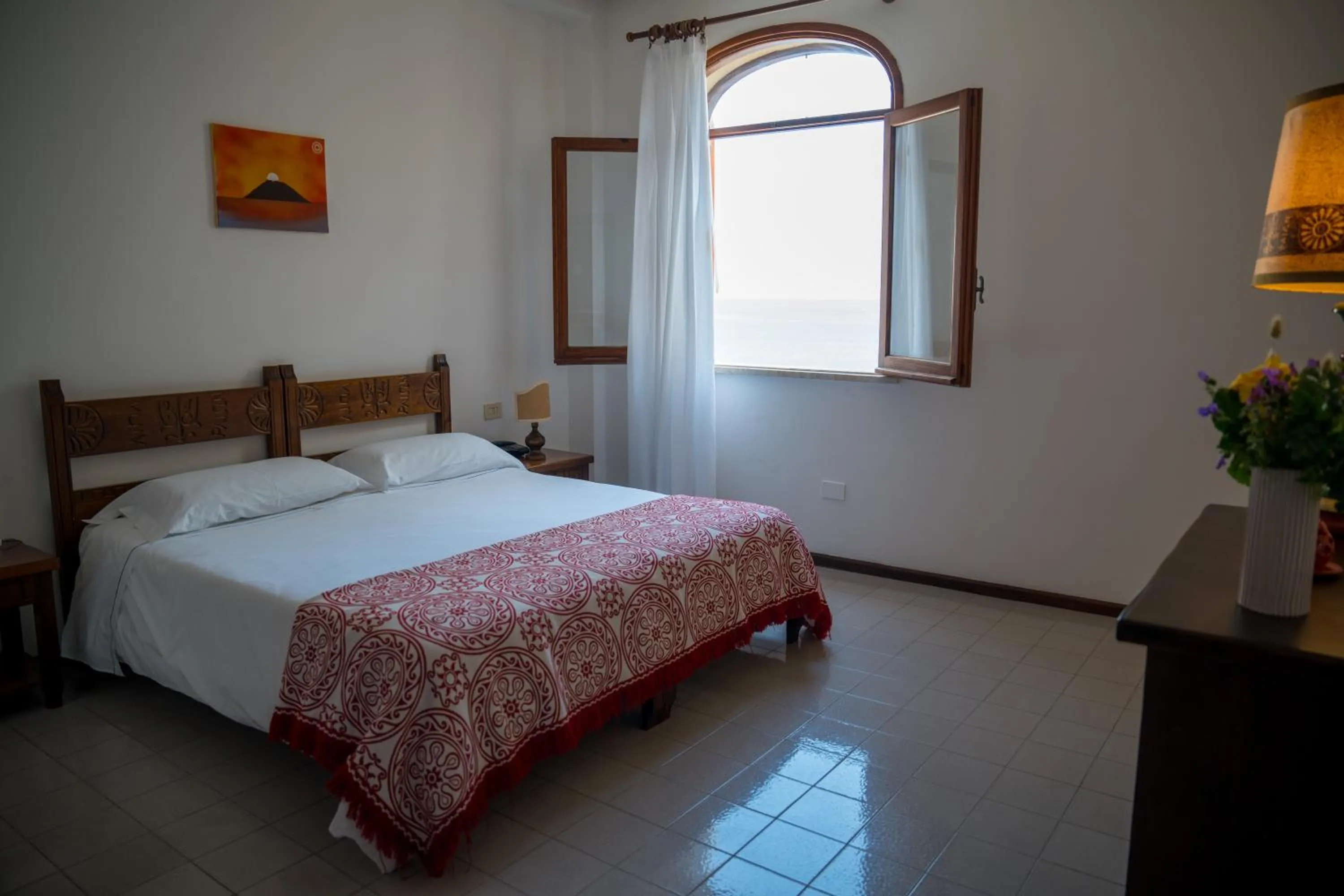 Bed in Hotel Carasco