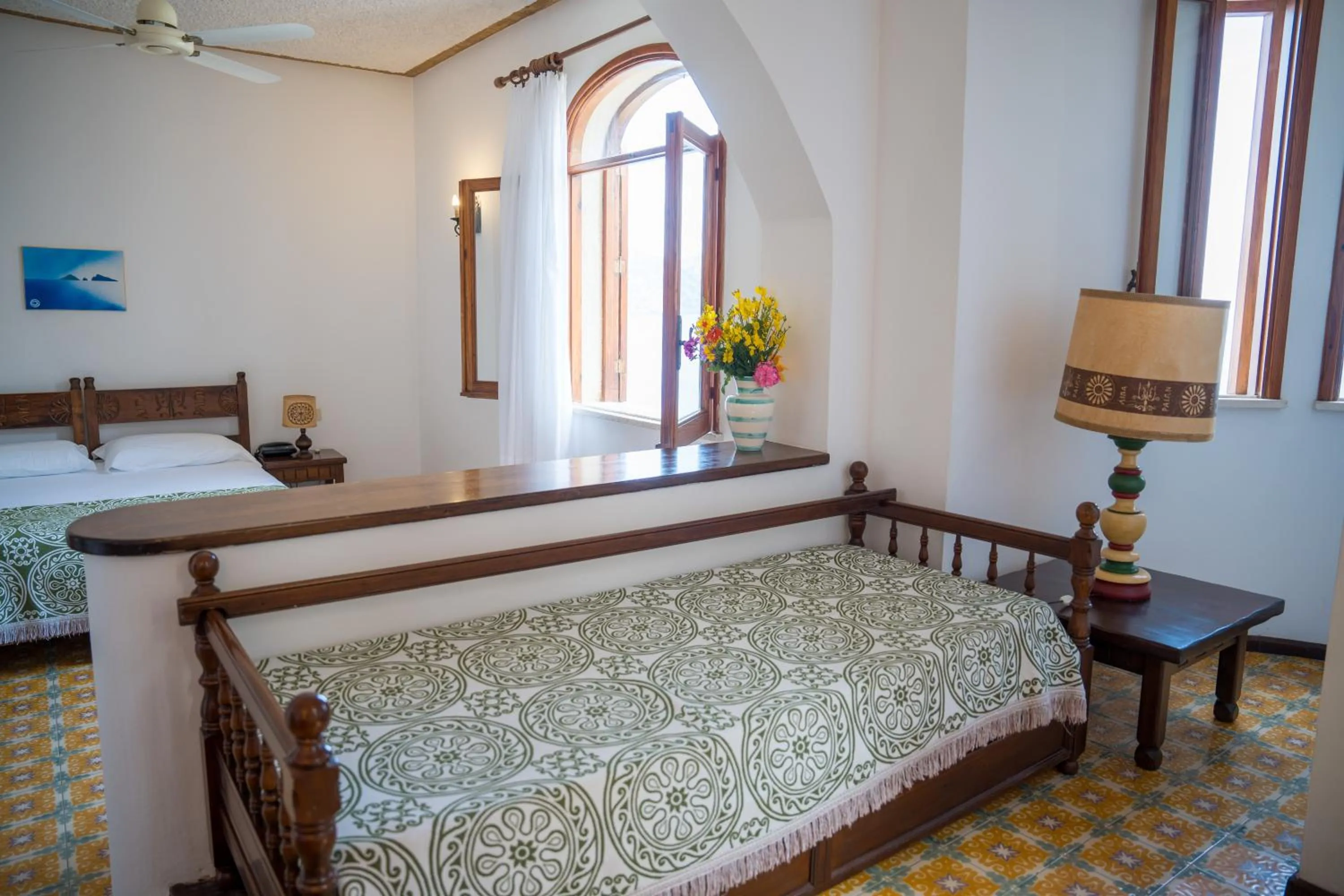 Bed in Hotel Carasco