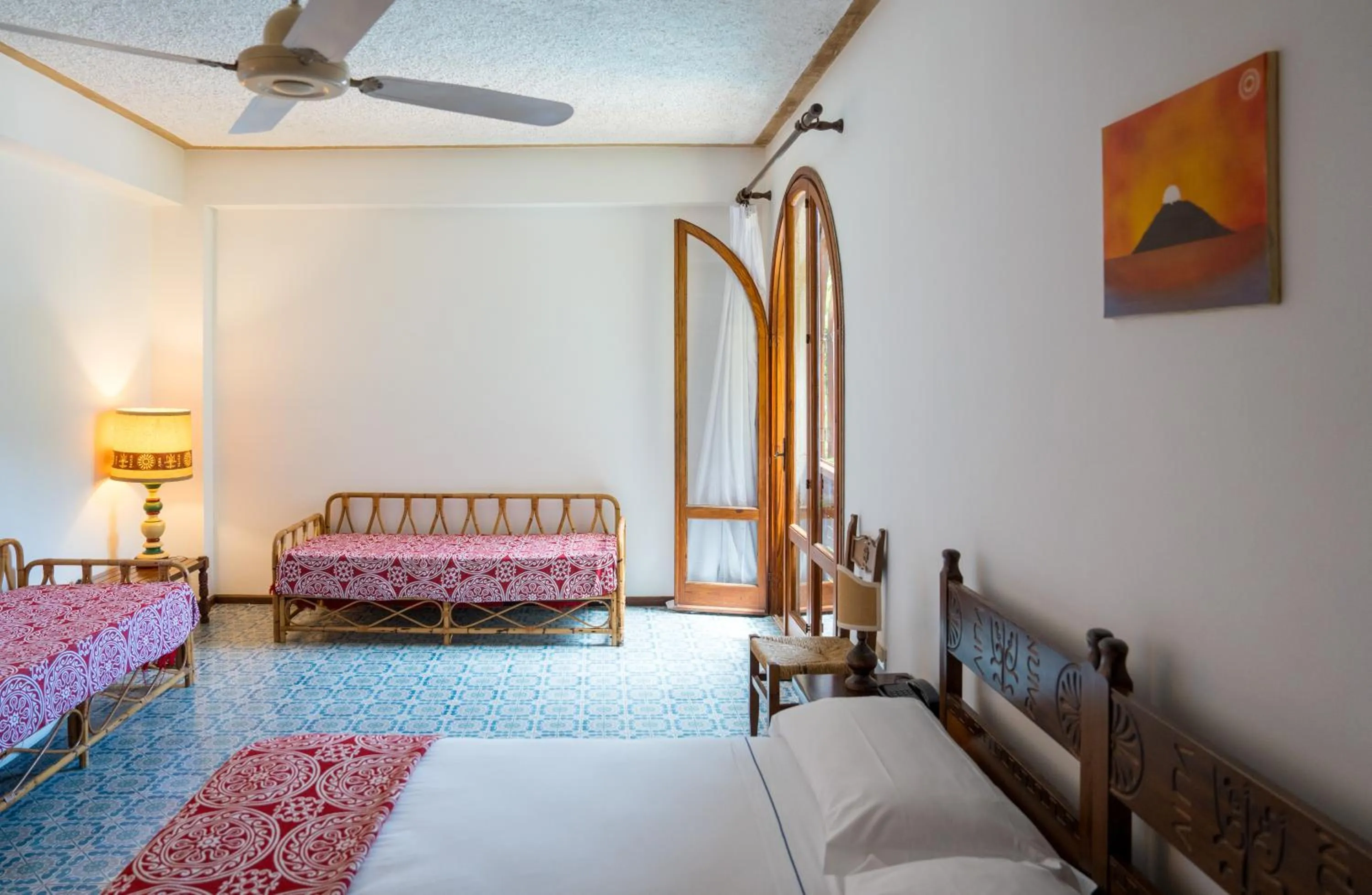 Bed in Hotel Carasco