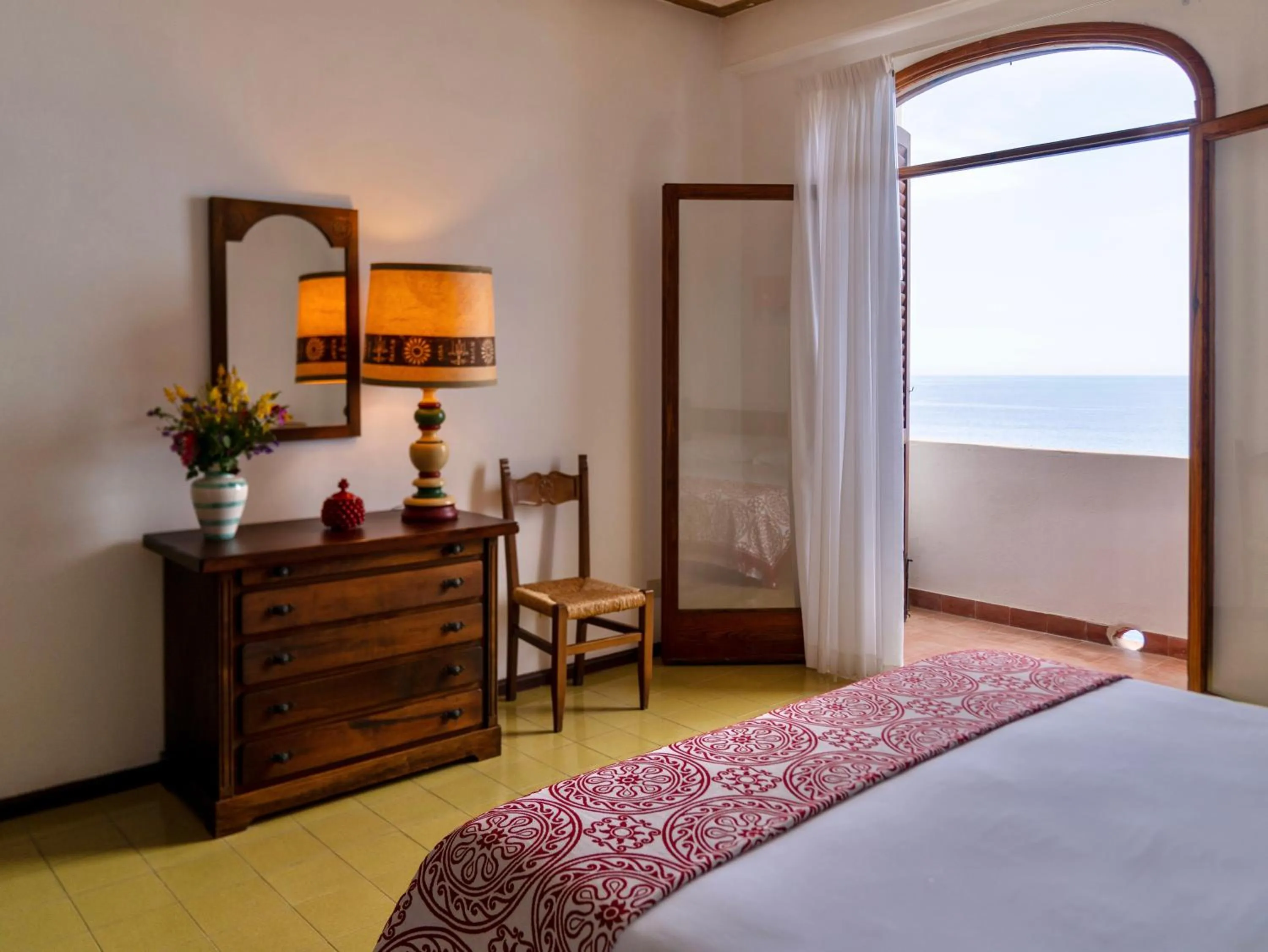 Bed in Hotel Carasco