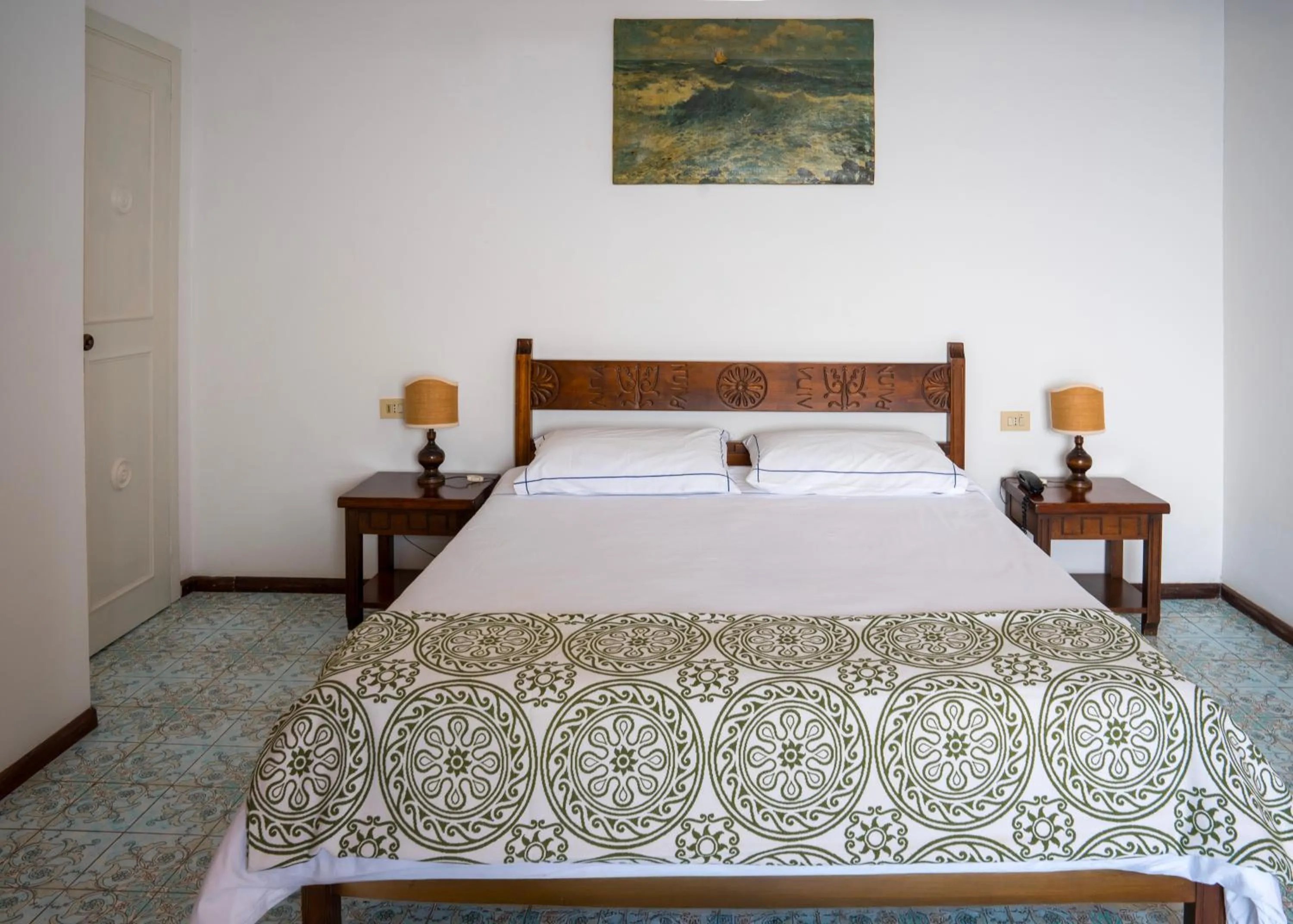 Bed in Hotel Carasco