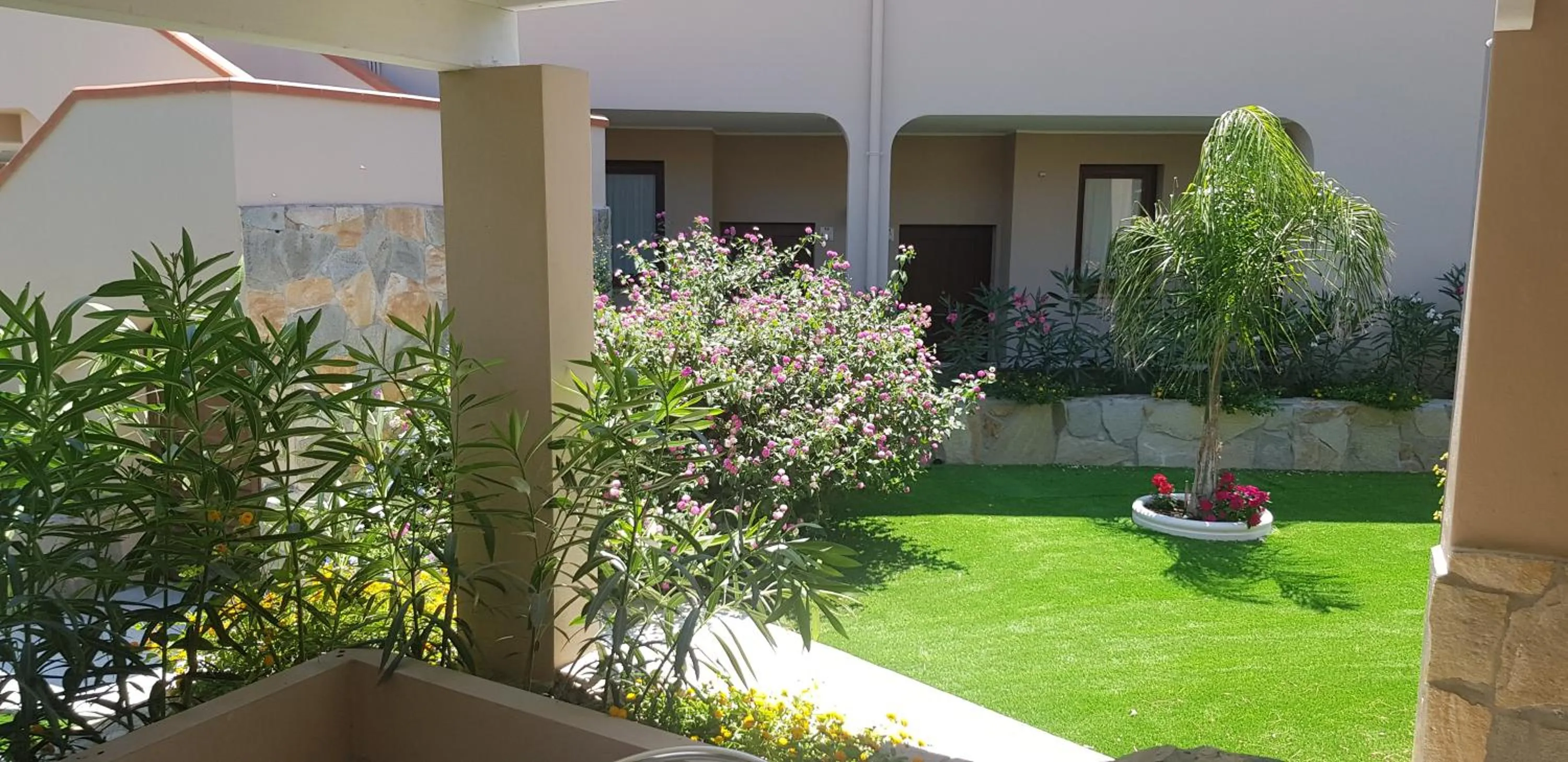 Garden view in Palm Village