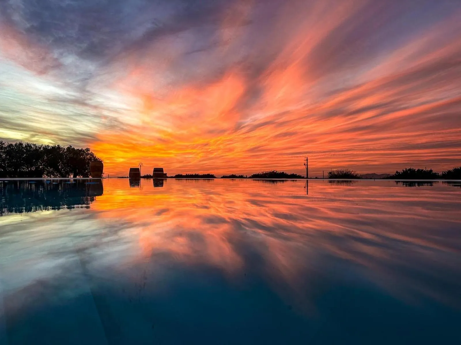 Swimming pool in Agriturismo Baglio Donnafranca Wine Resort