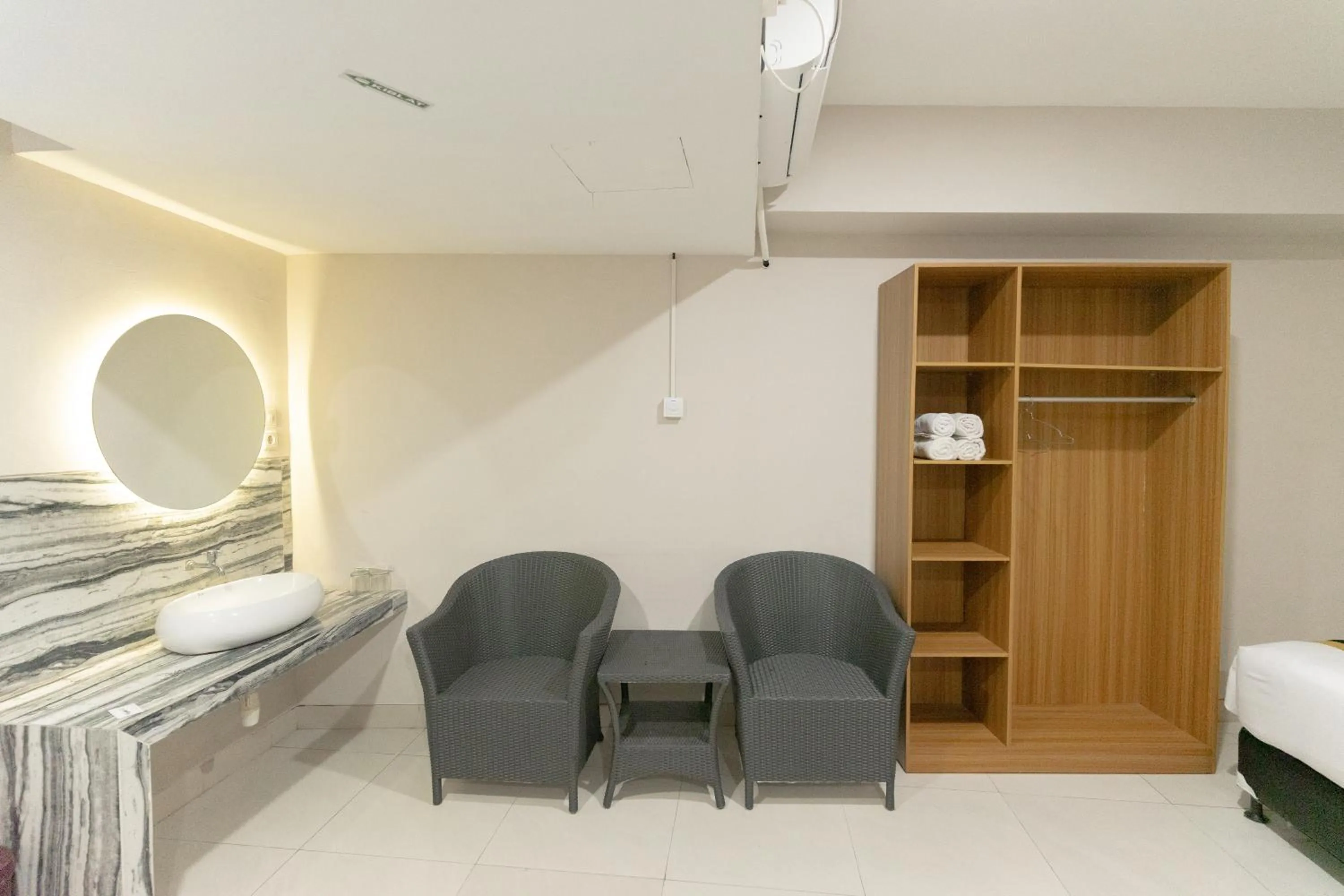 Seating area in Class Premium Guest House