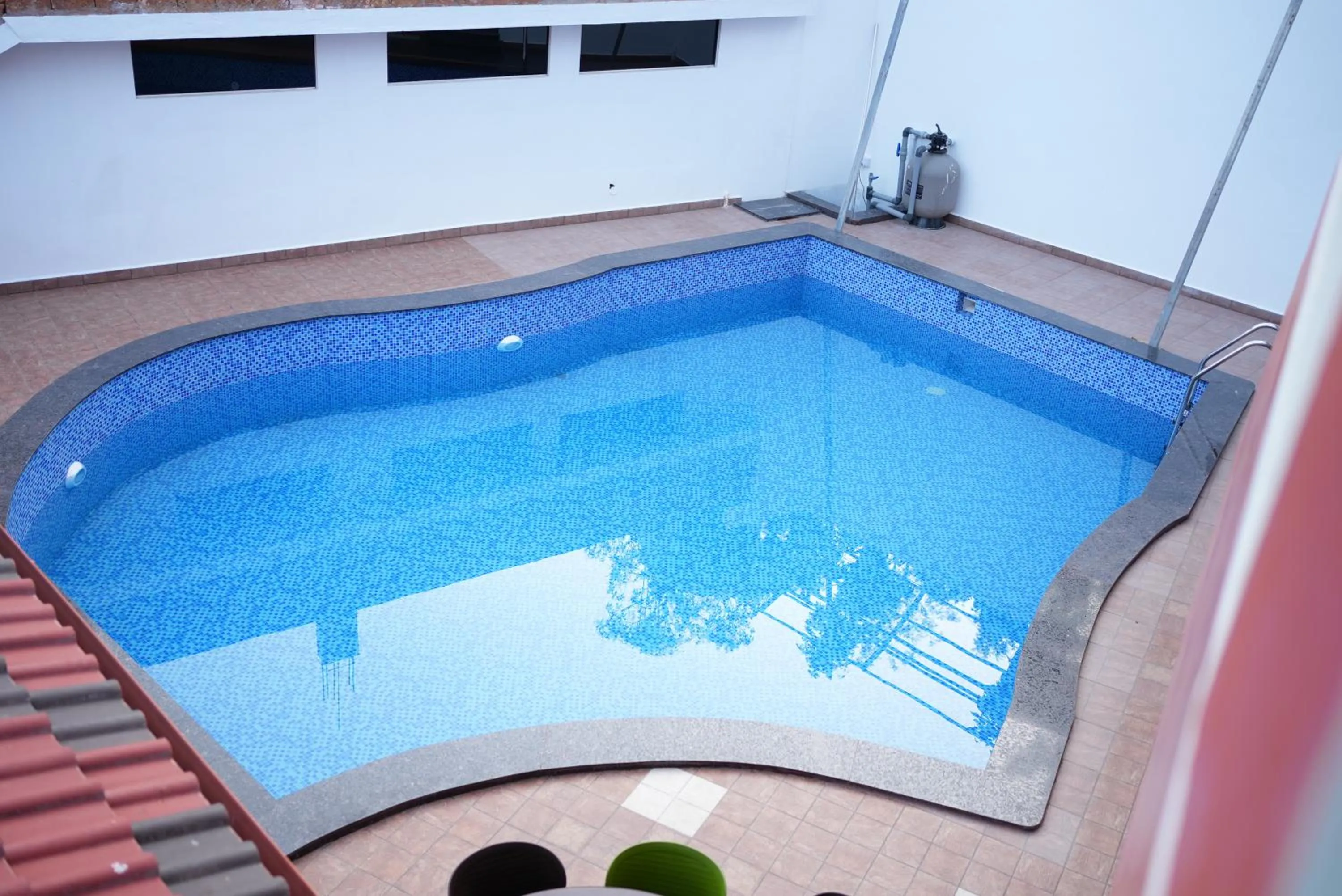 Pool view in Deva Maani Coorg Nature View