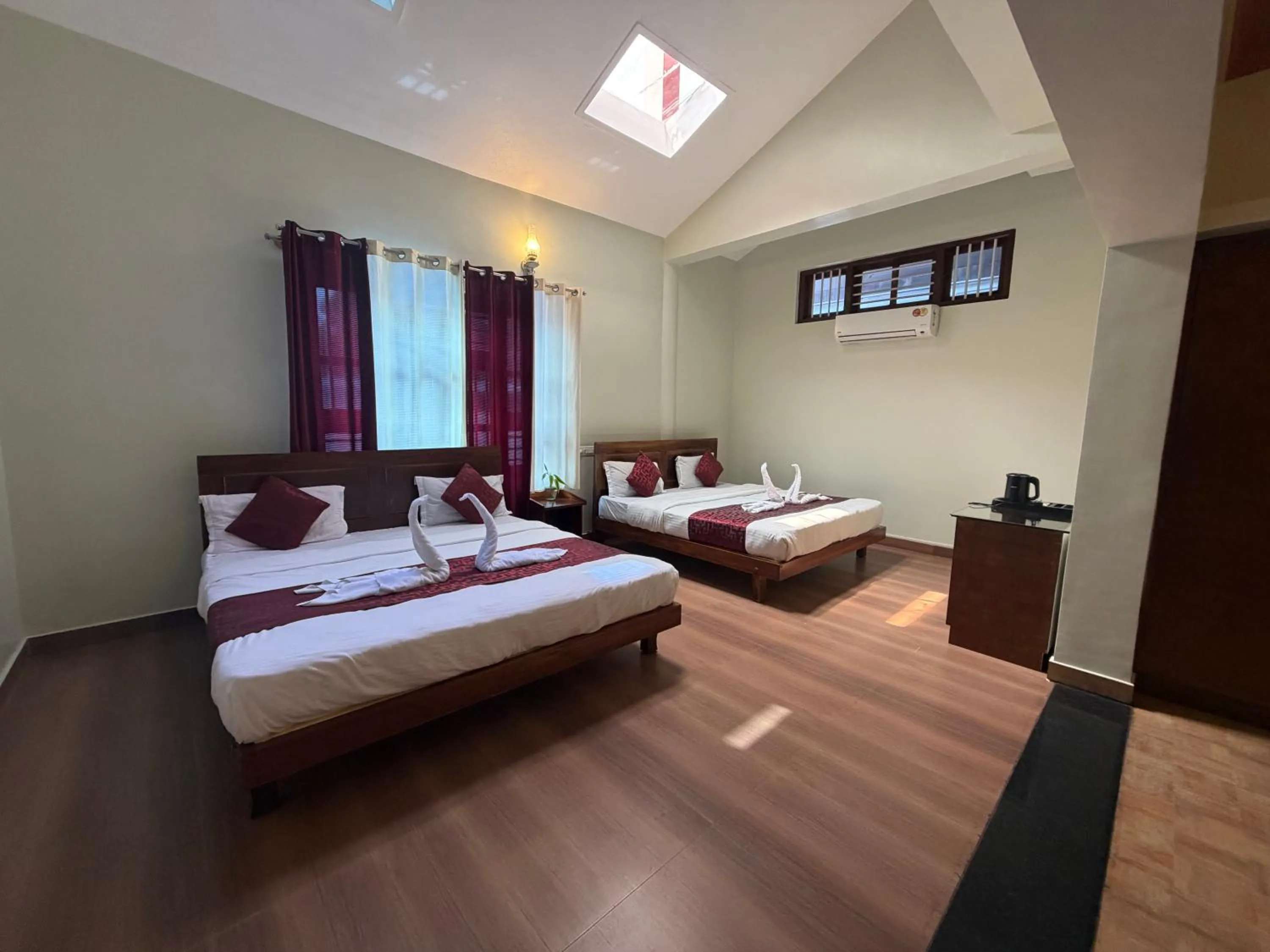 Bed in Deva Maani Coorg Nature View