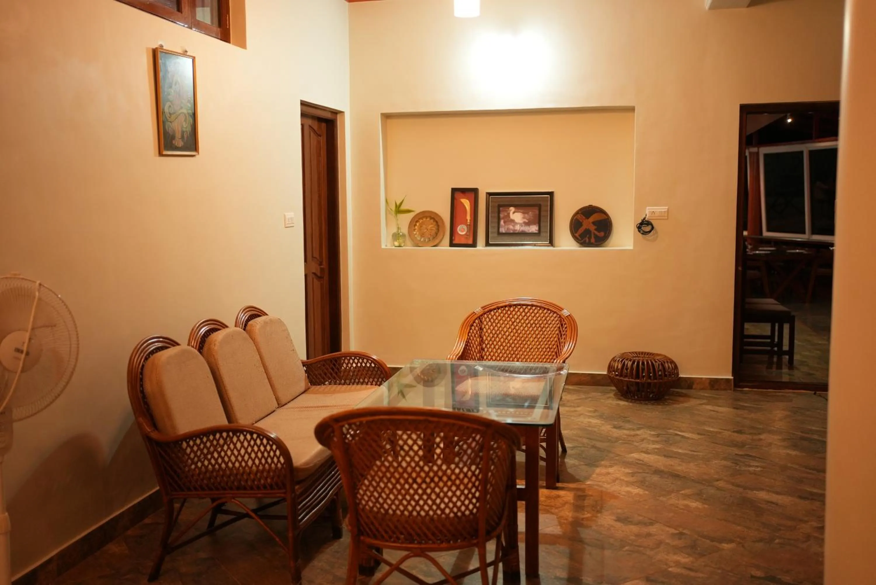Living room in Deva Maani Coorg Nature View