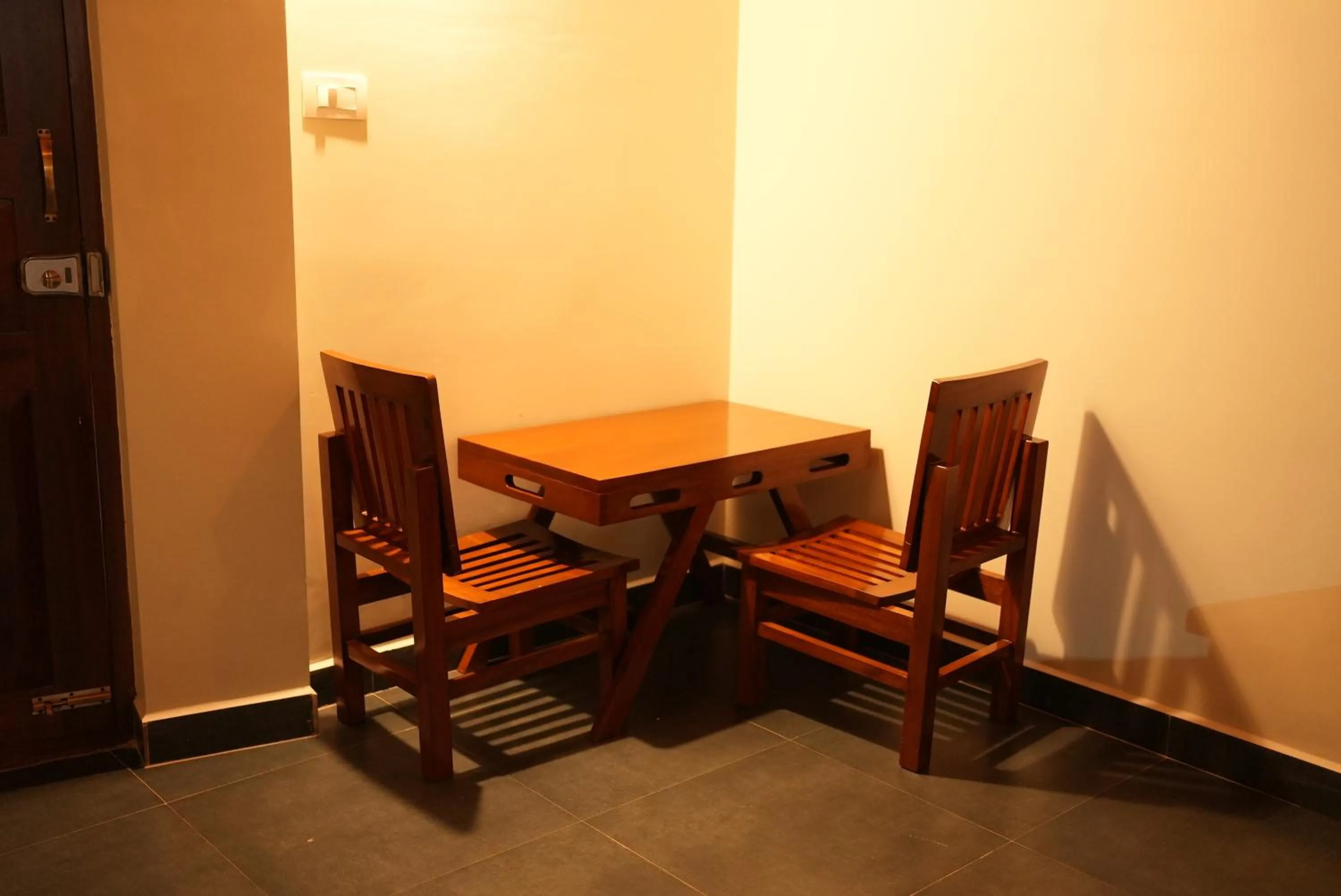 Seating area in Deva Maani Coorg Nature View
