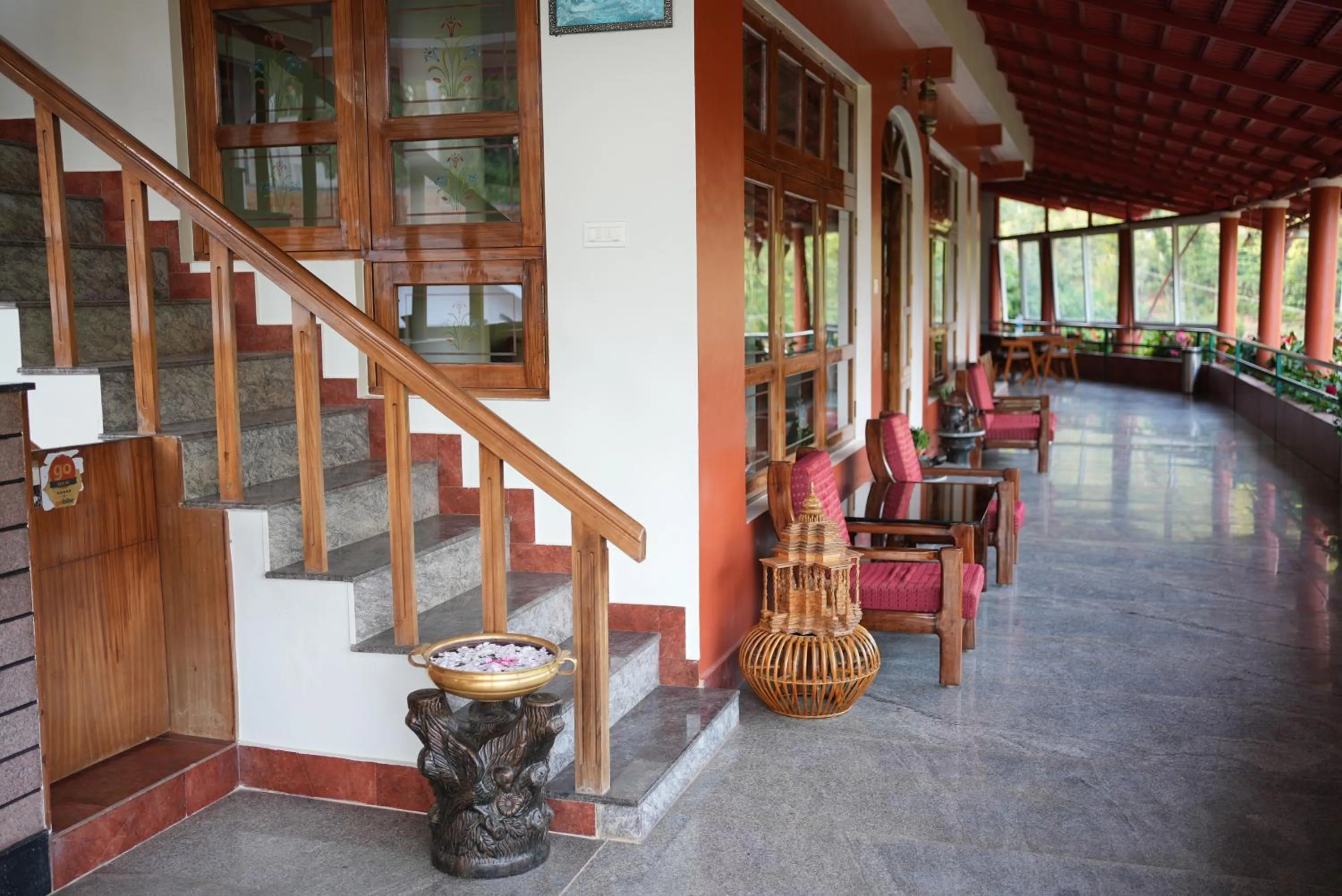 Seating area in Deva Maani Coorg Nature View