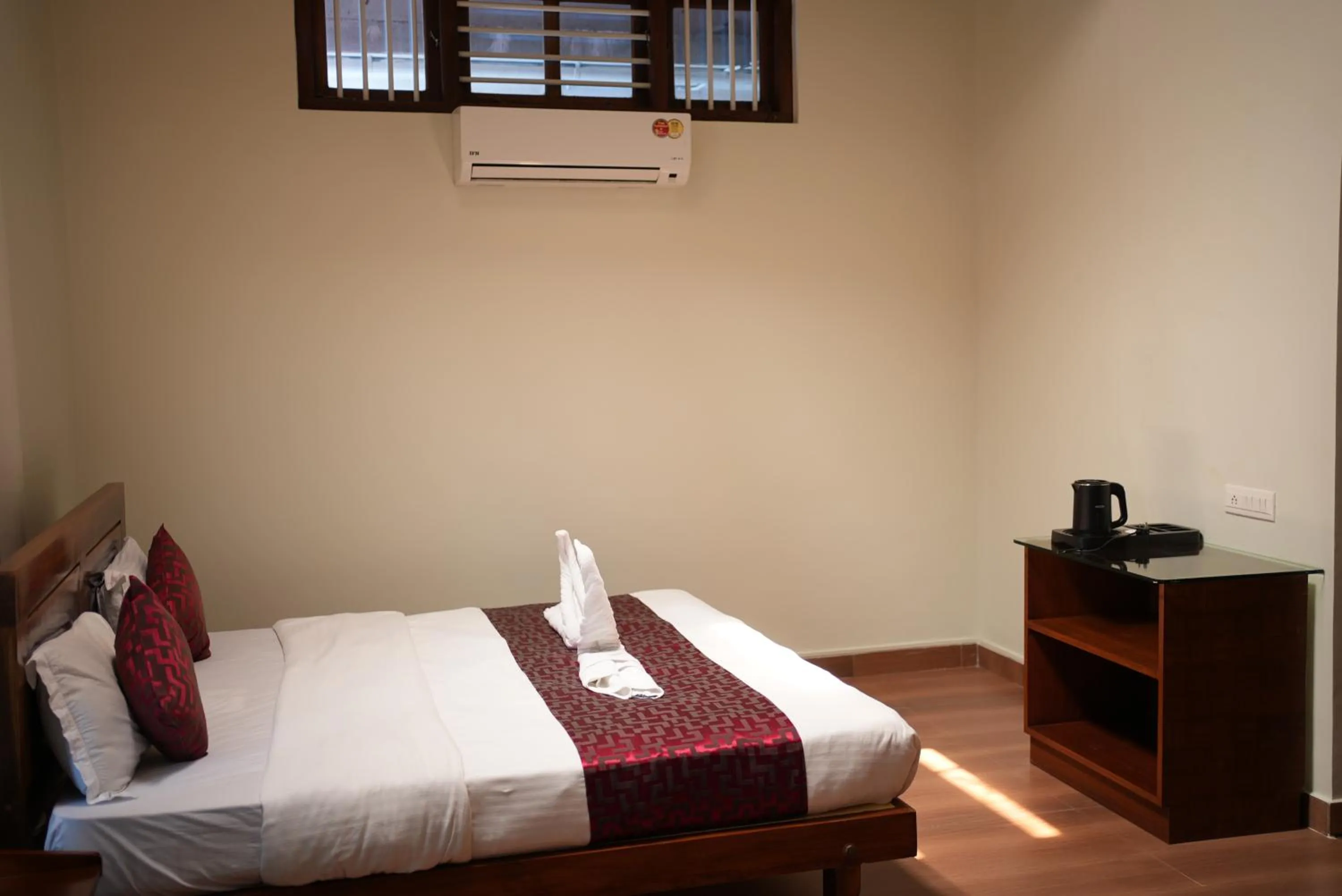 Bed in Deva Maani Coorg Nature View