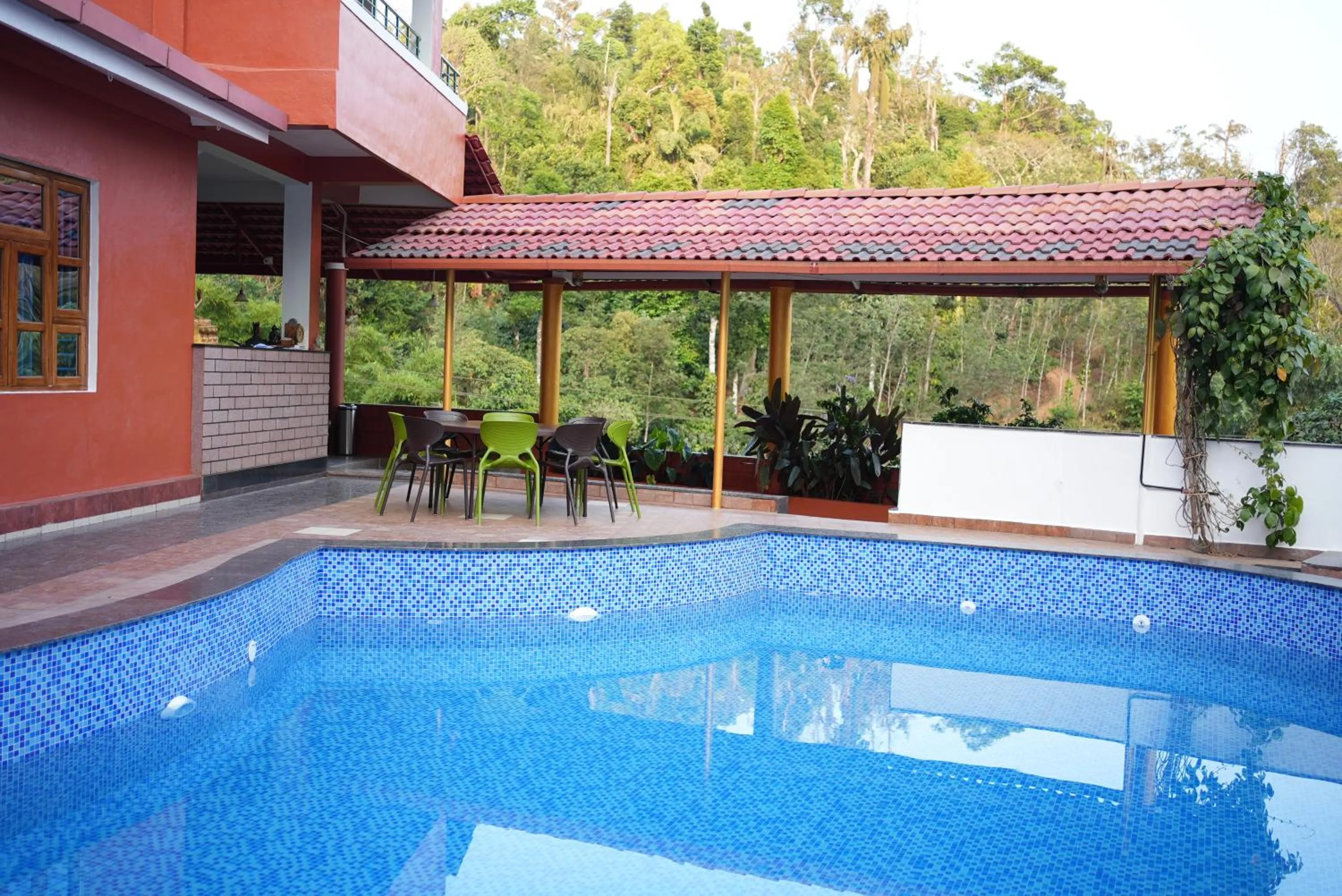 Patio in Deva Maani Coorg Nature View