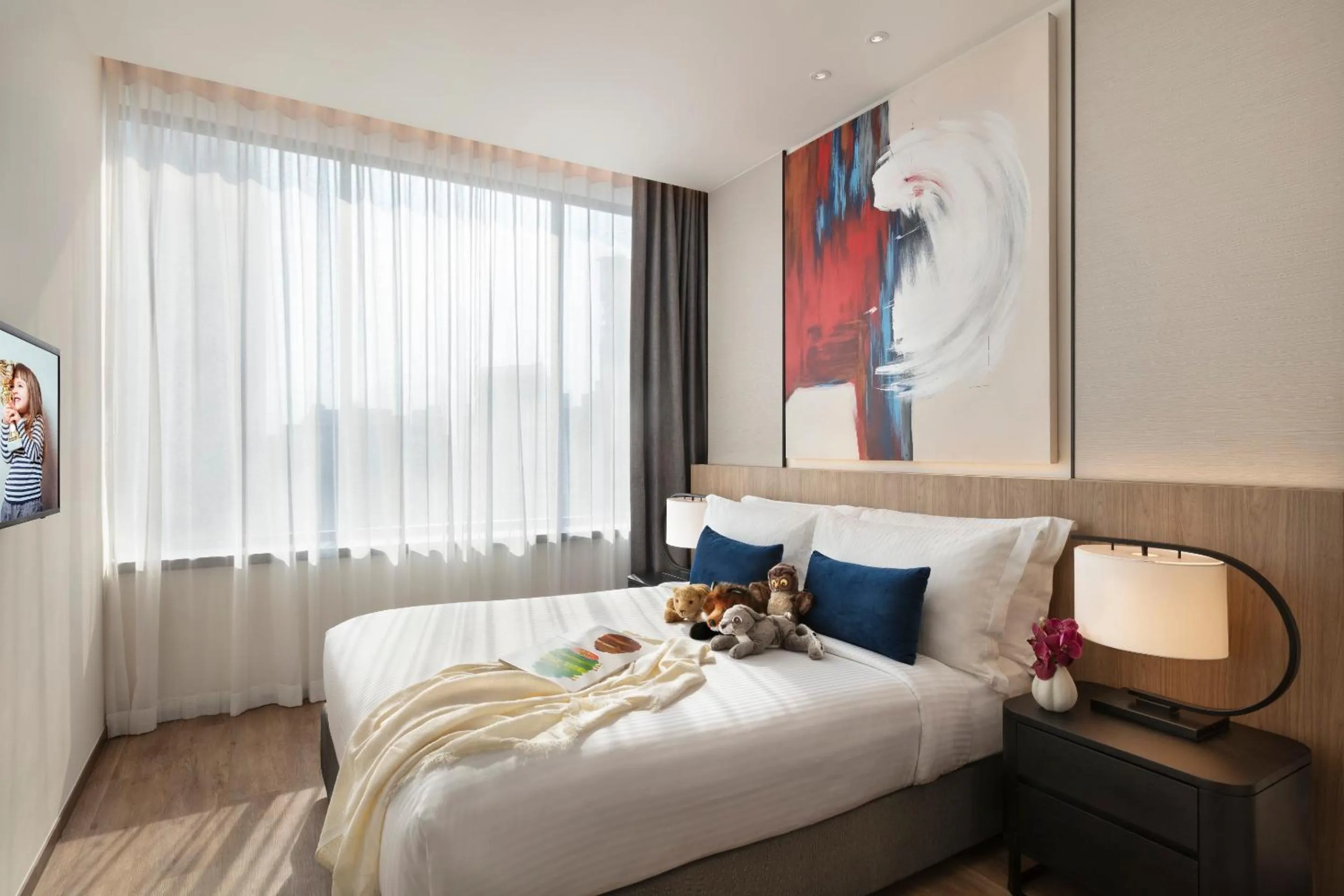 Bedroom, Bed in Ascott Embassy Sathorn Bangkok