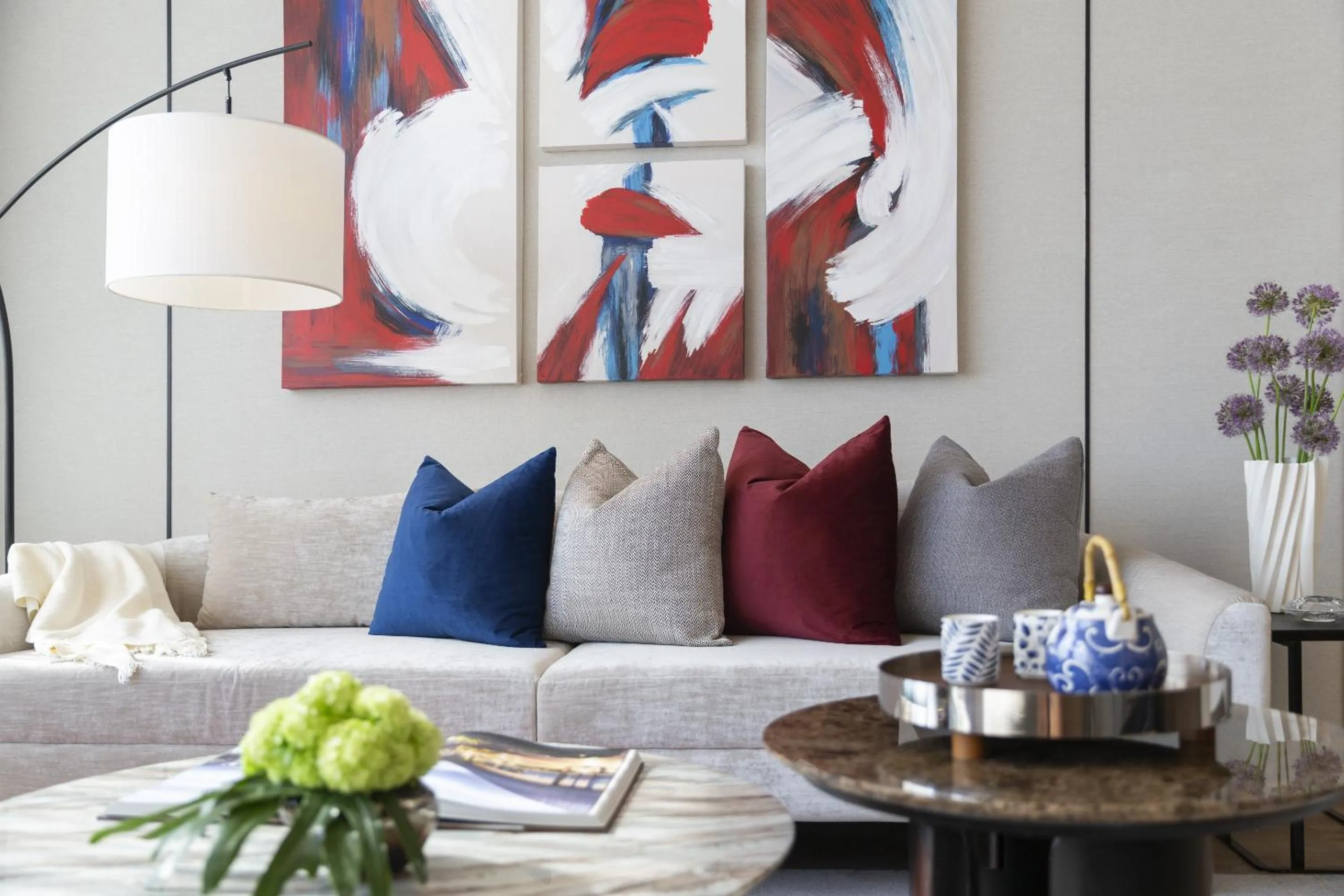 Living room in Ascott Embassy Sathorn Bangkok