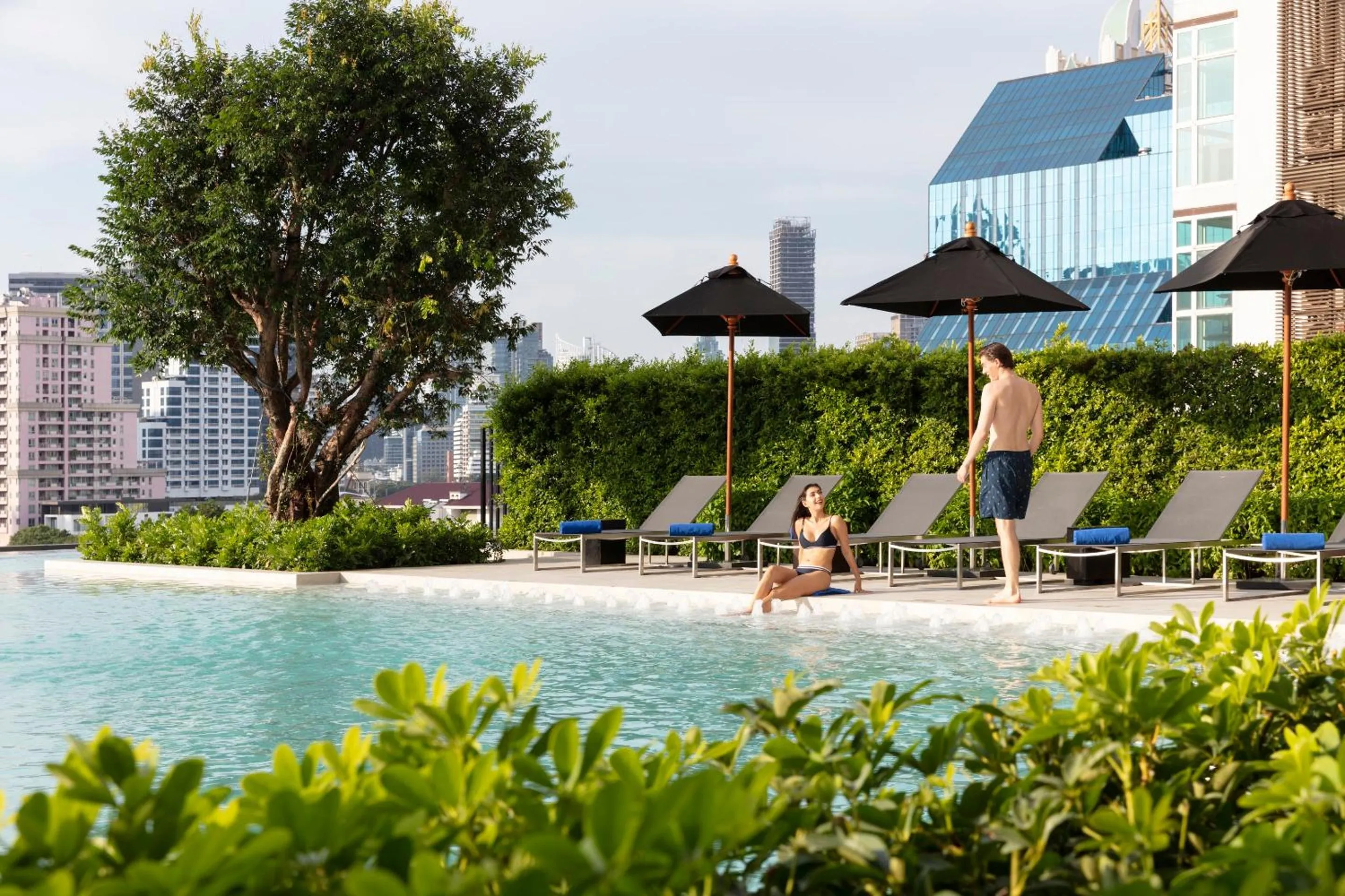 Swimming pool in Ascott Embassy Sathorn Bangkok