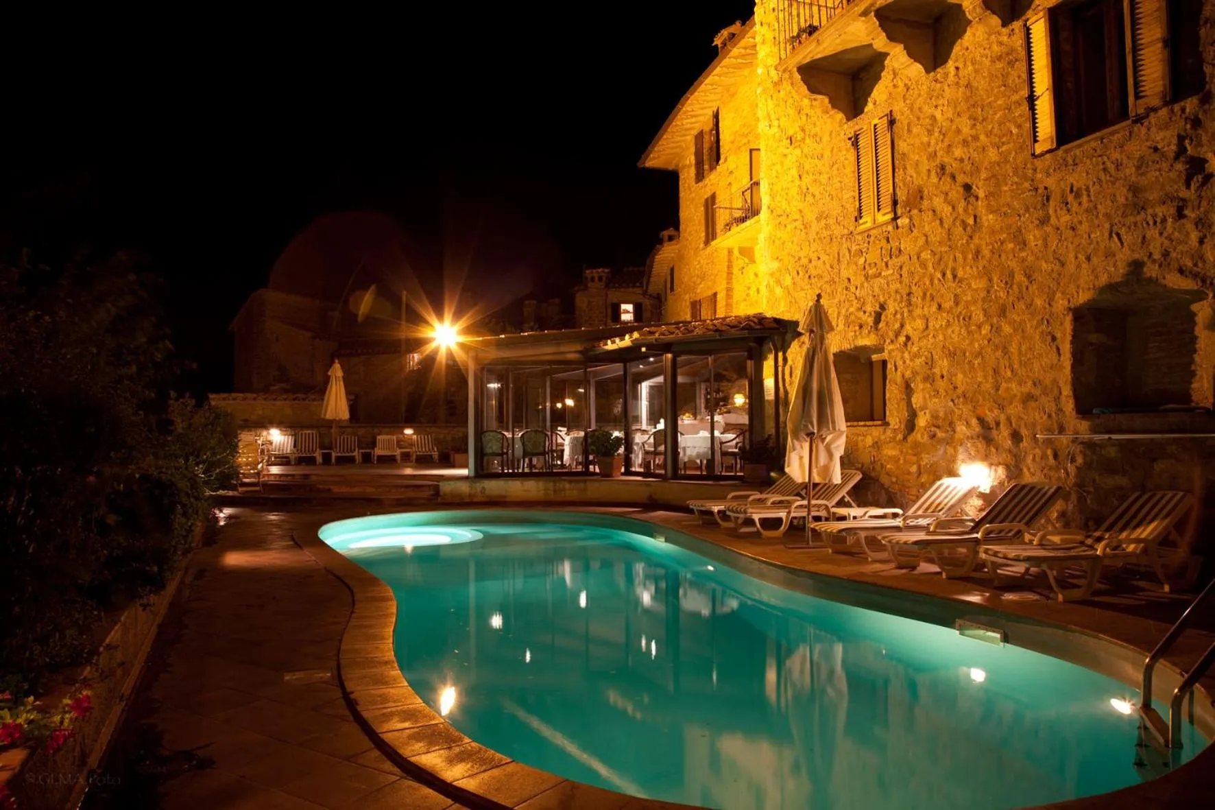Swimming pool in Relais La Fattoria