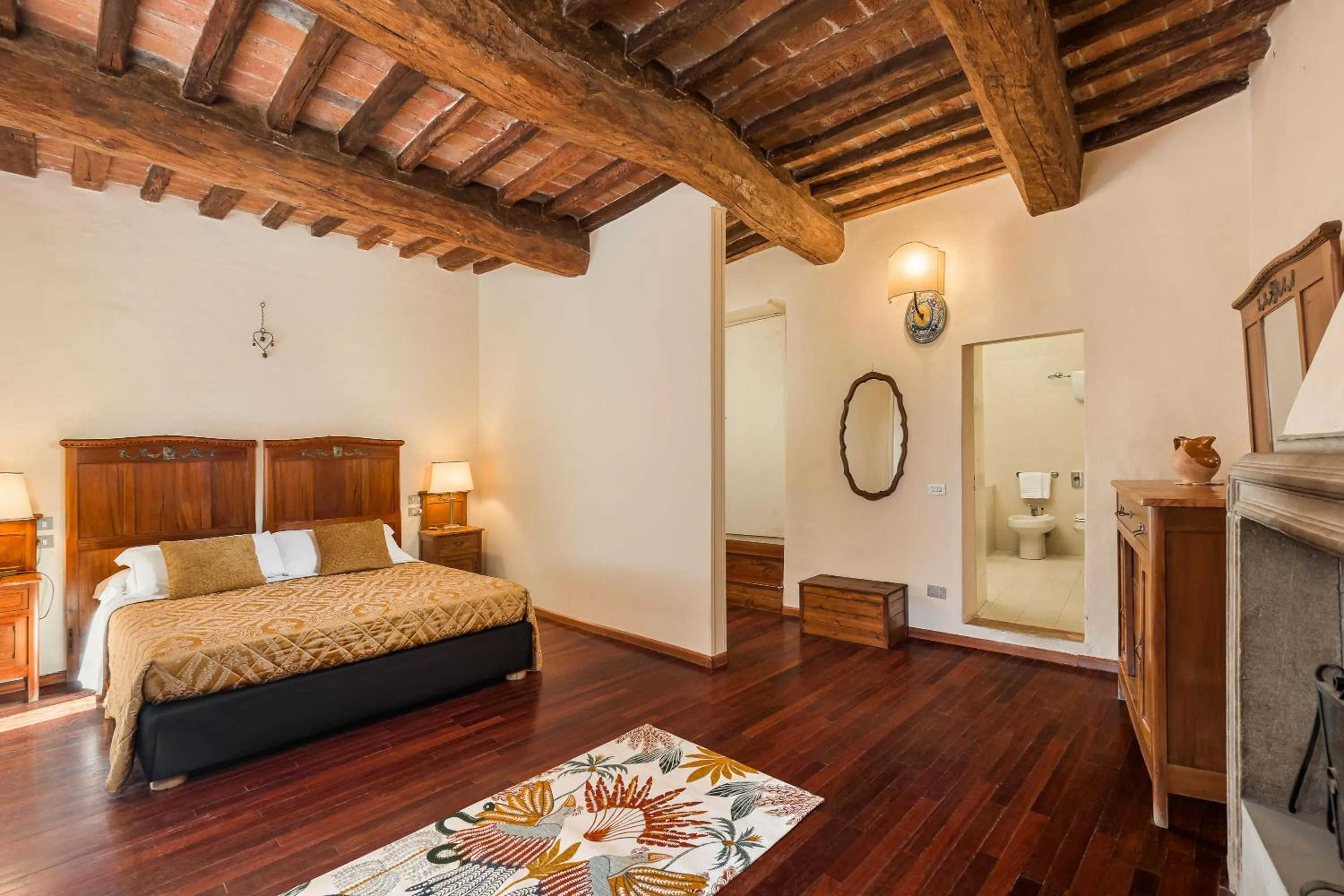 Bed in Relais La Fattoria