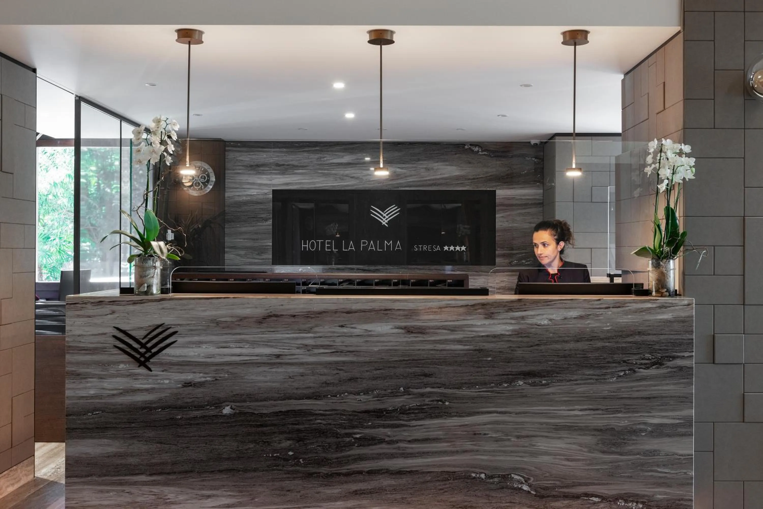 Lobby or reception in Hotel La Palma