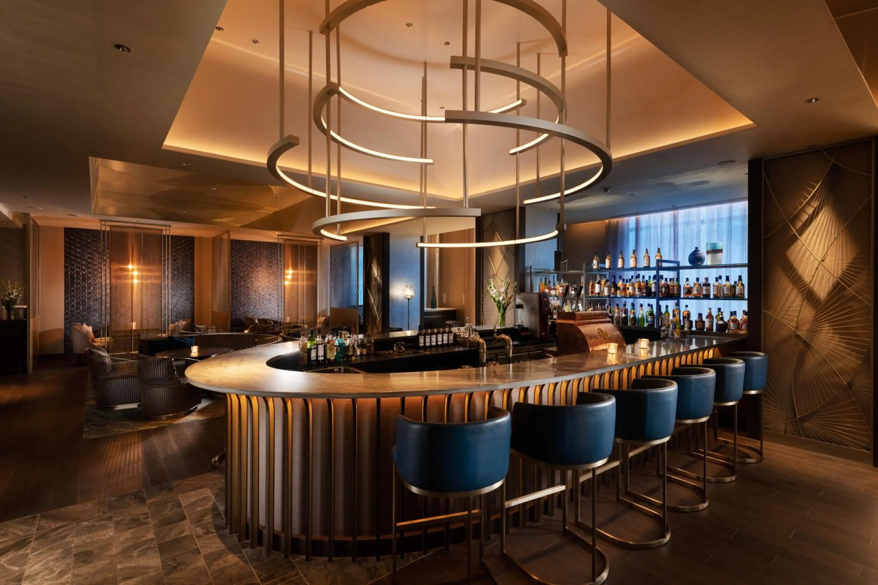 Lounge or bar in Hilton Hiroshima