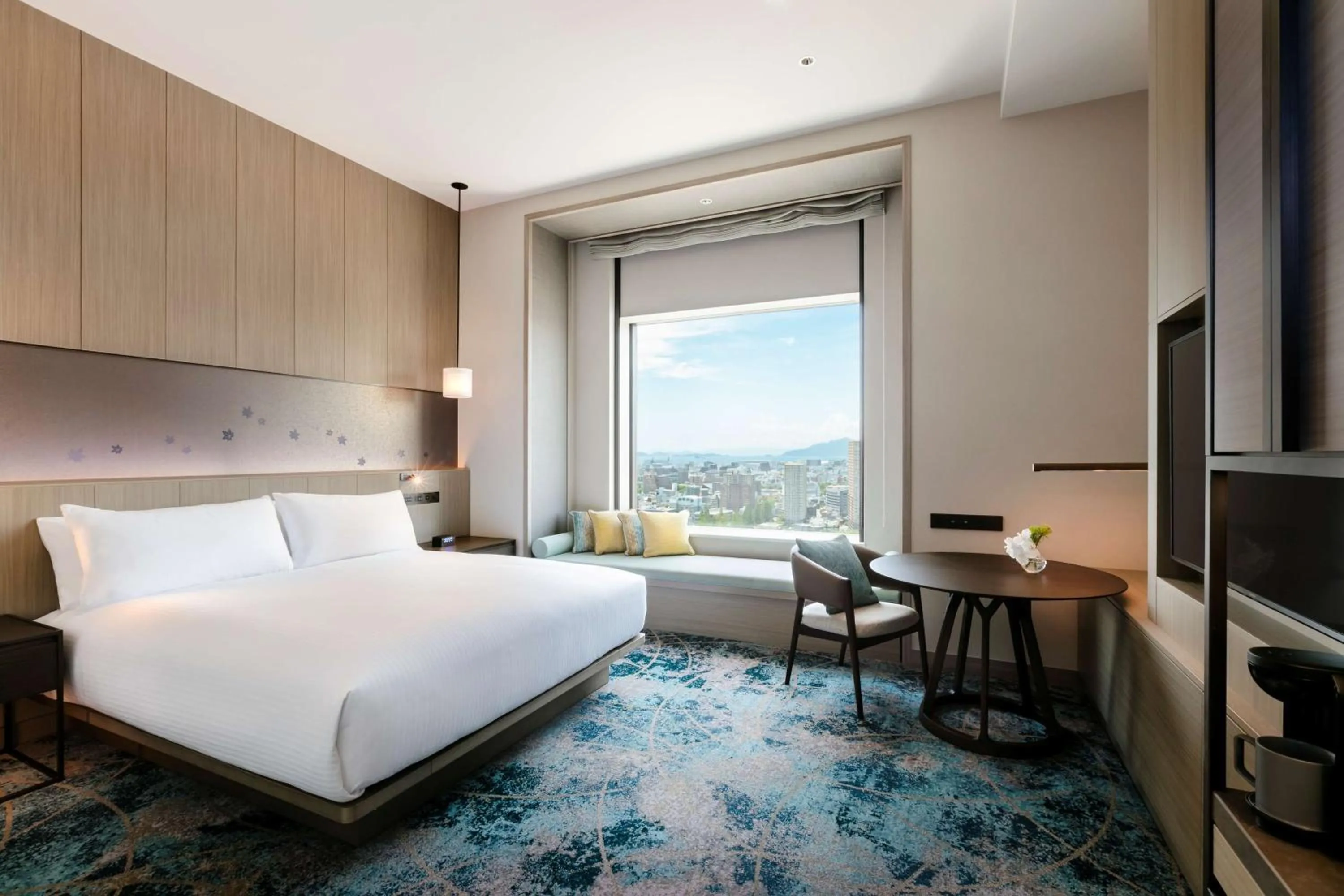 Bedroom, Bed in Hilton Hiroshima