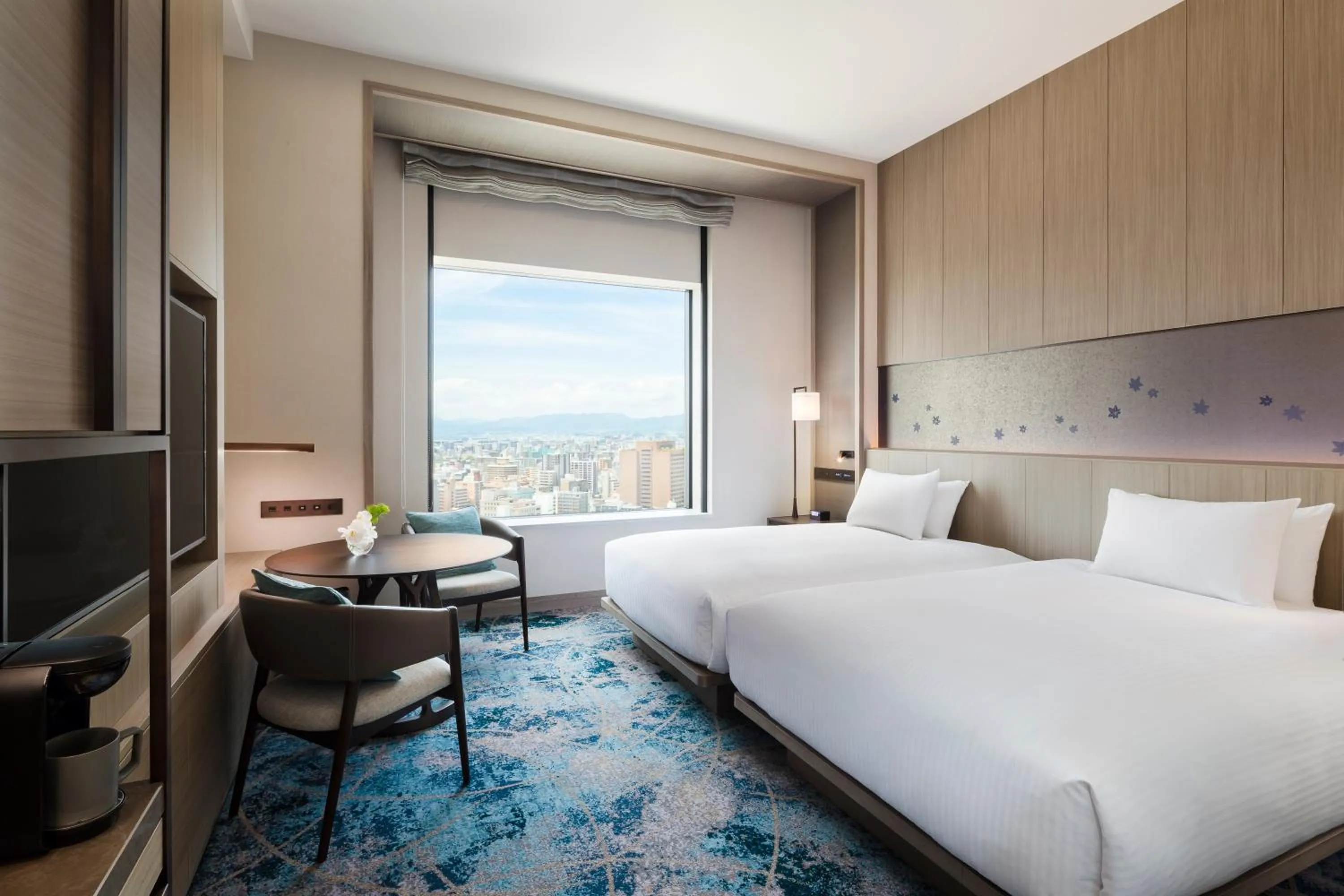 Photo of the whole room, Bed in Hilton Hiroshima