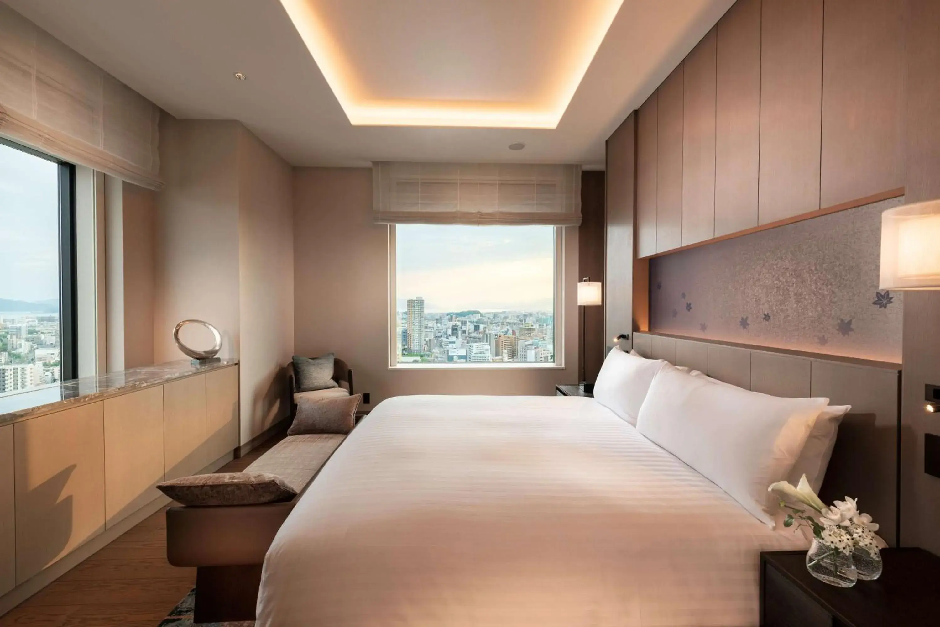 Bed in Hilton Hiroshima Bed in Hilton Hiroshima