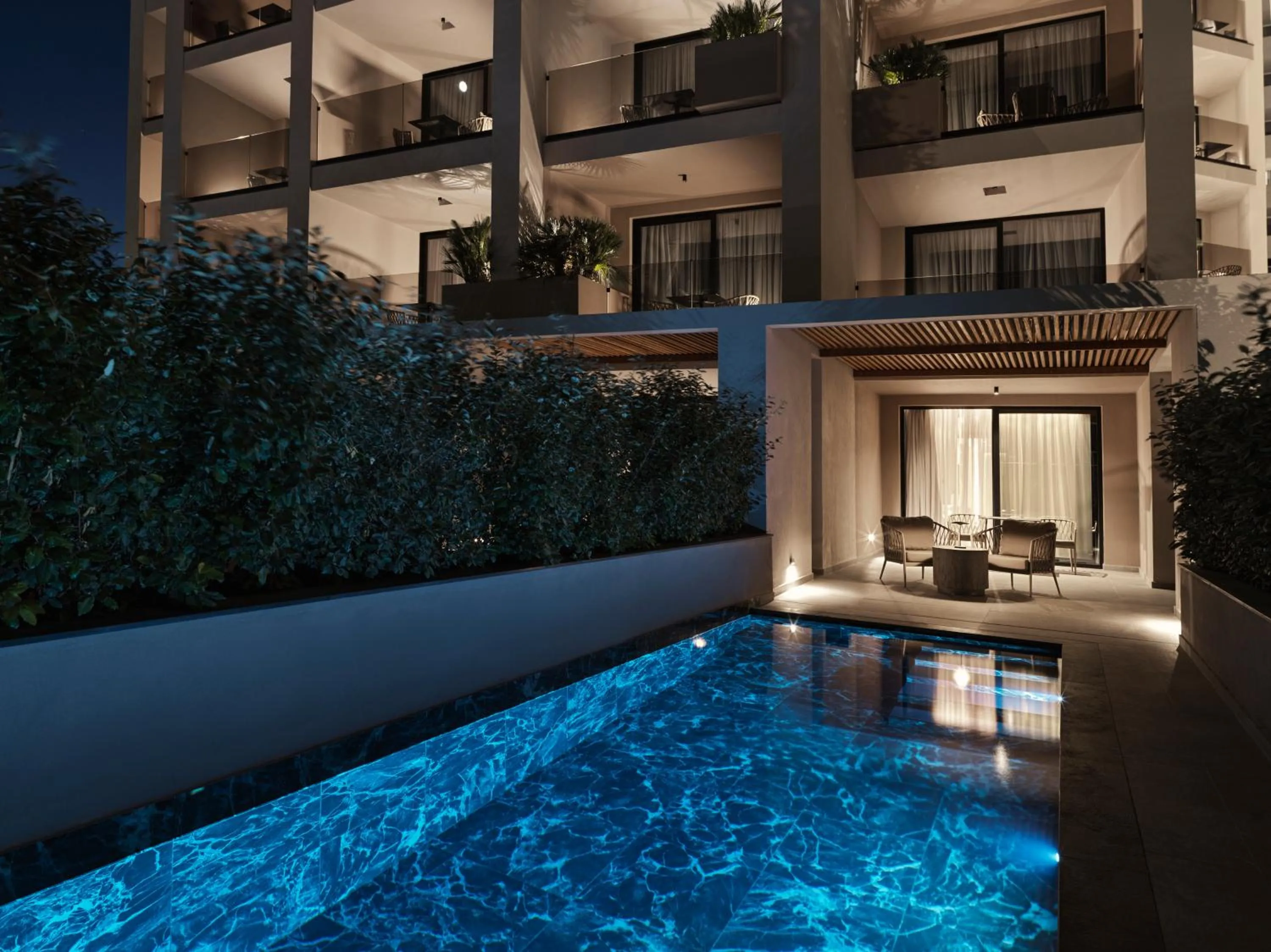 Patio in Ammades All Suites Beach Hotel & Spa - Adults Only