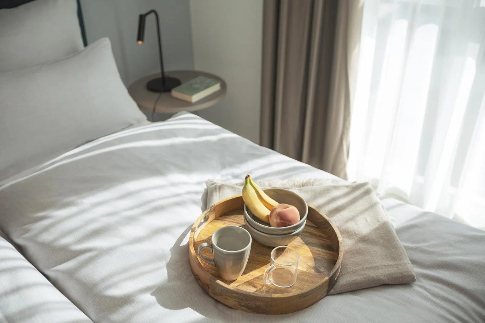 Bedroom, Bed in acora Heidelberg