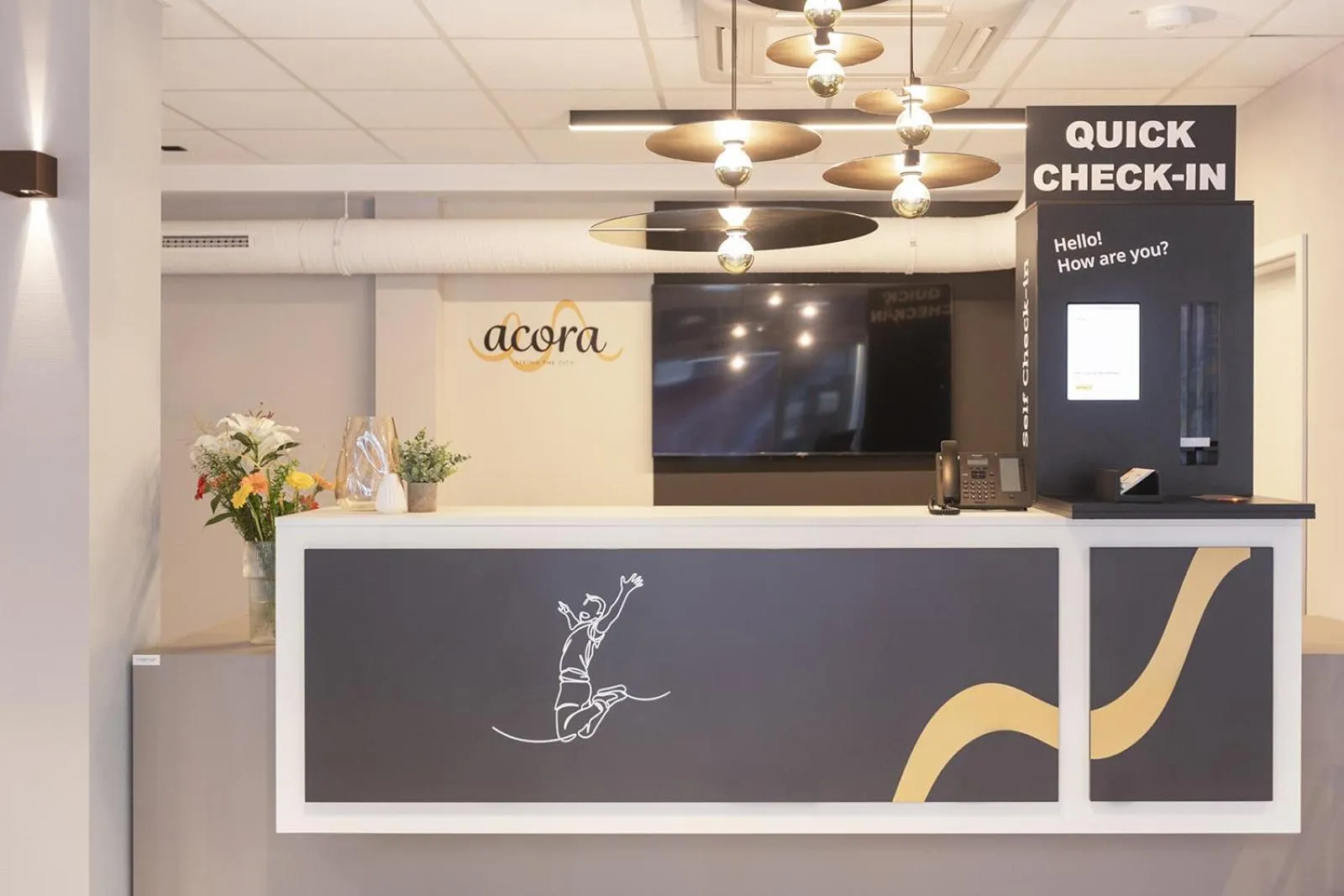 Lobby or reception in acora Heidelberg