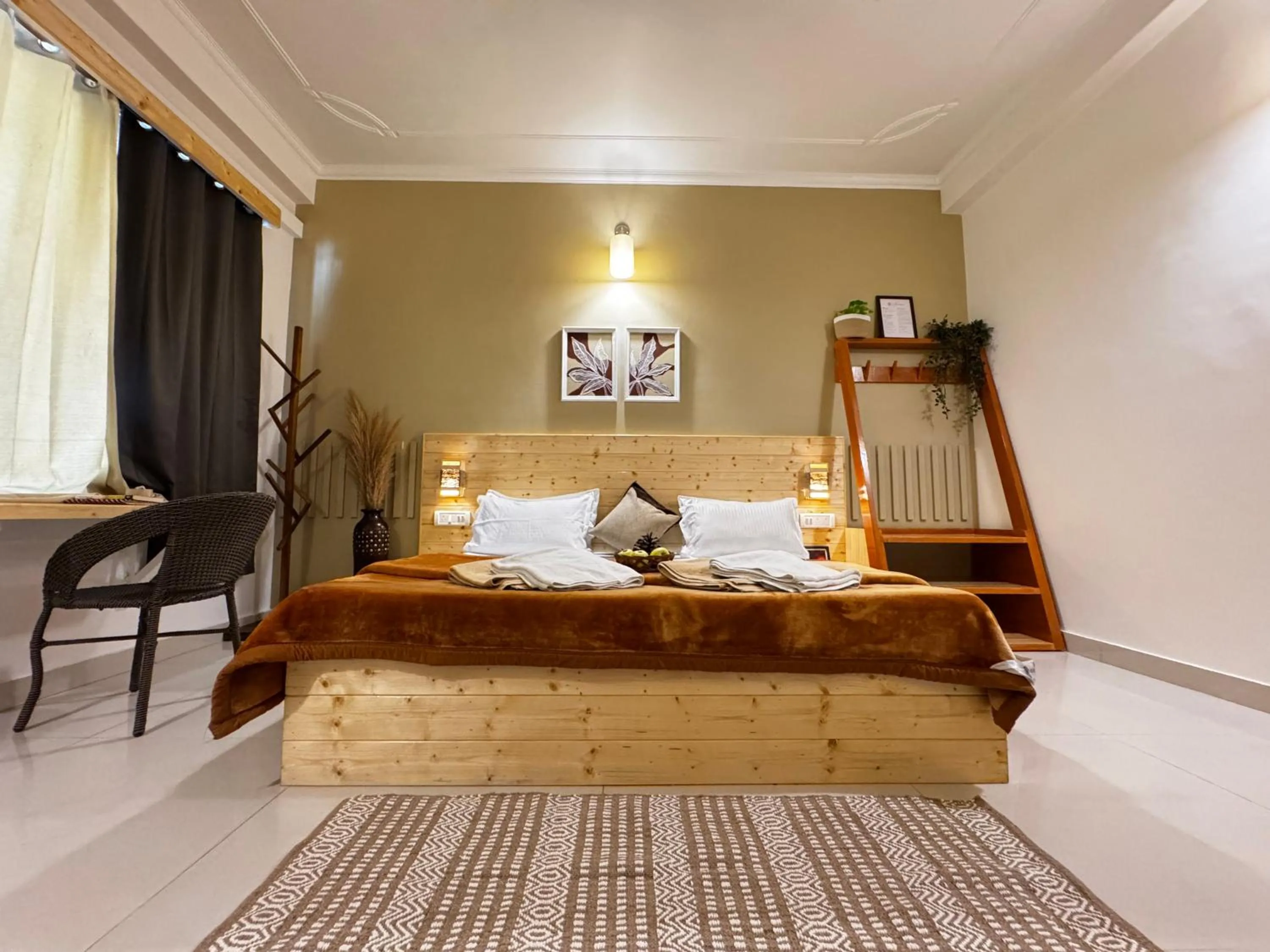 Bedroom, Bed in The Royal Orchard Kasol