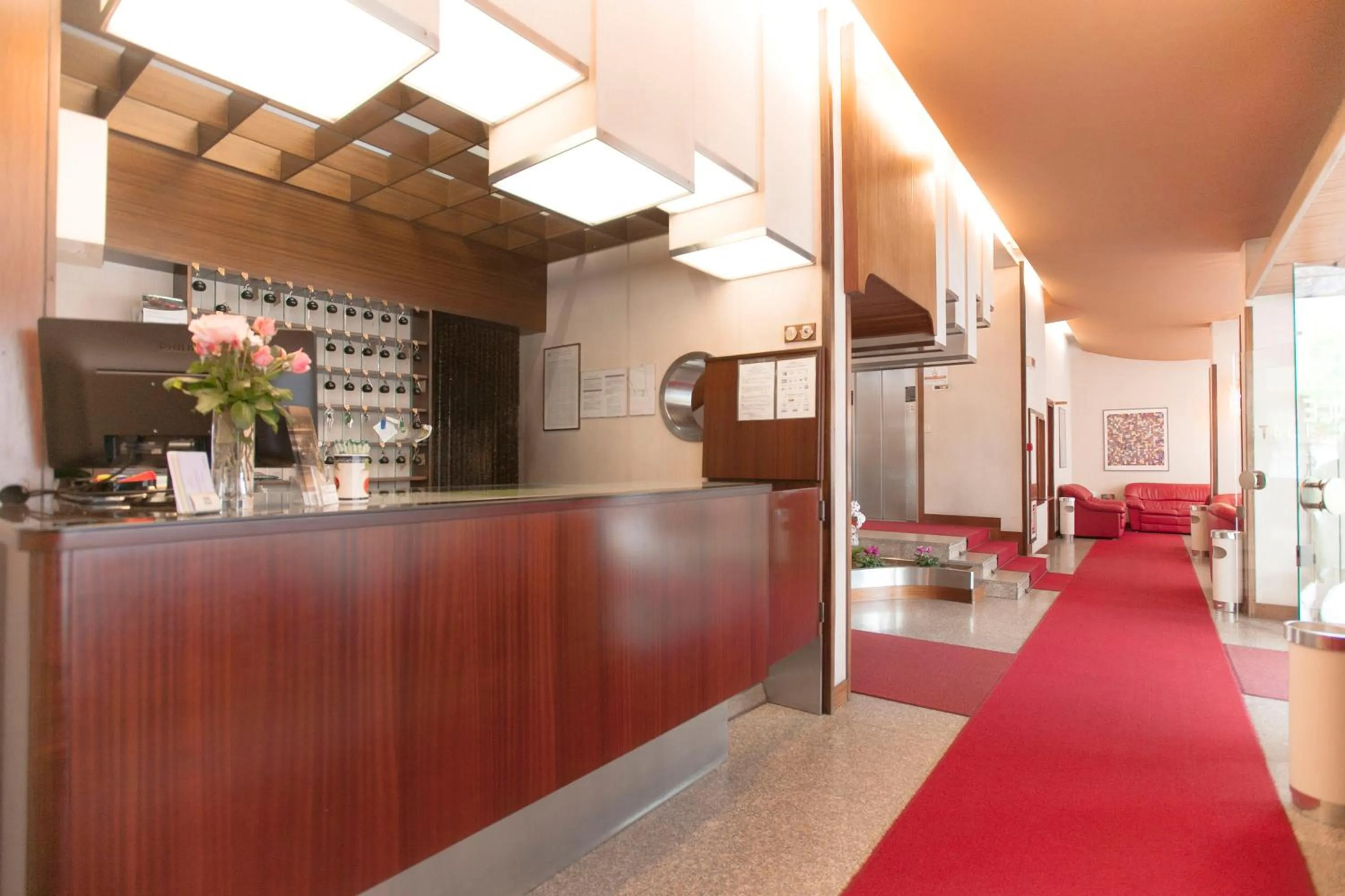 Lobby or reception in Albergo Residence Italia Vintage Hotel