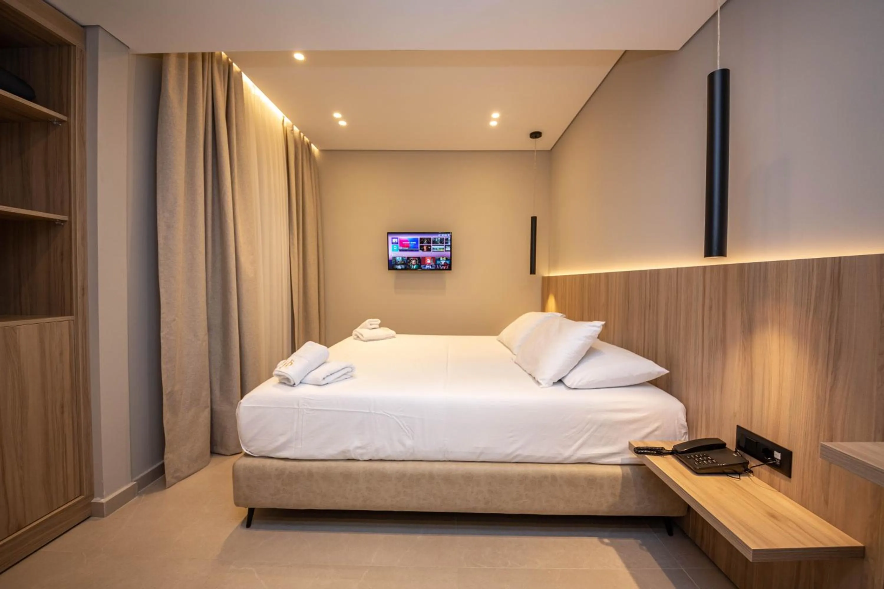 Bedroom, Bed in Hotel Portanova