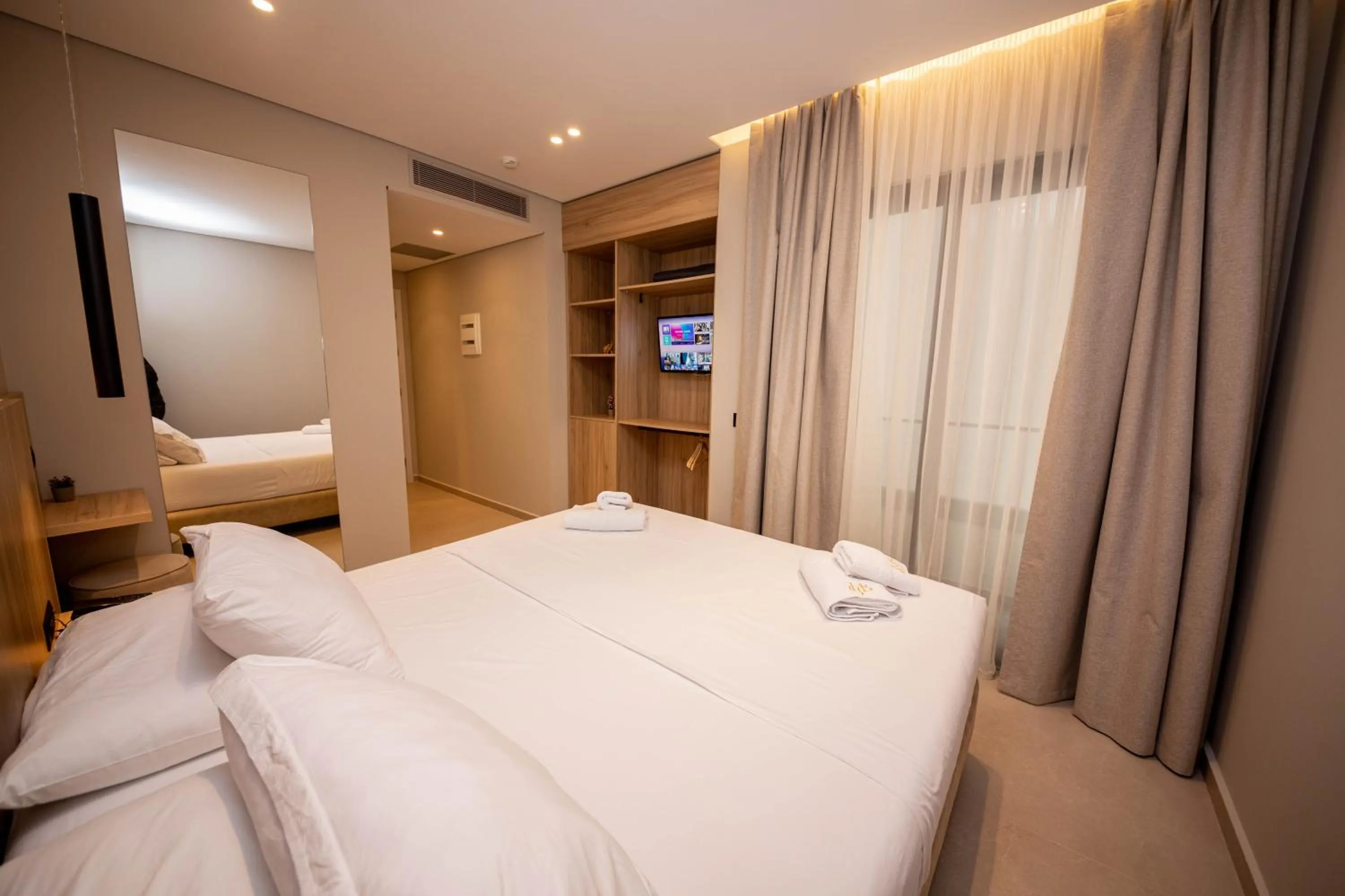 Bedroom, Bed in Hotel Portanova