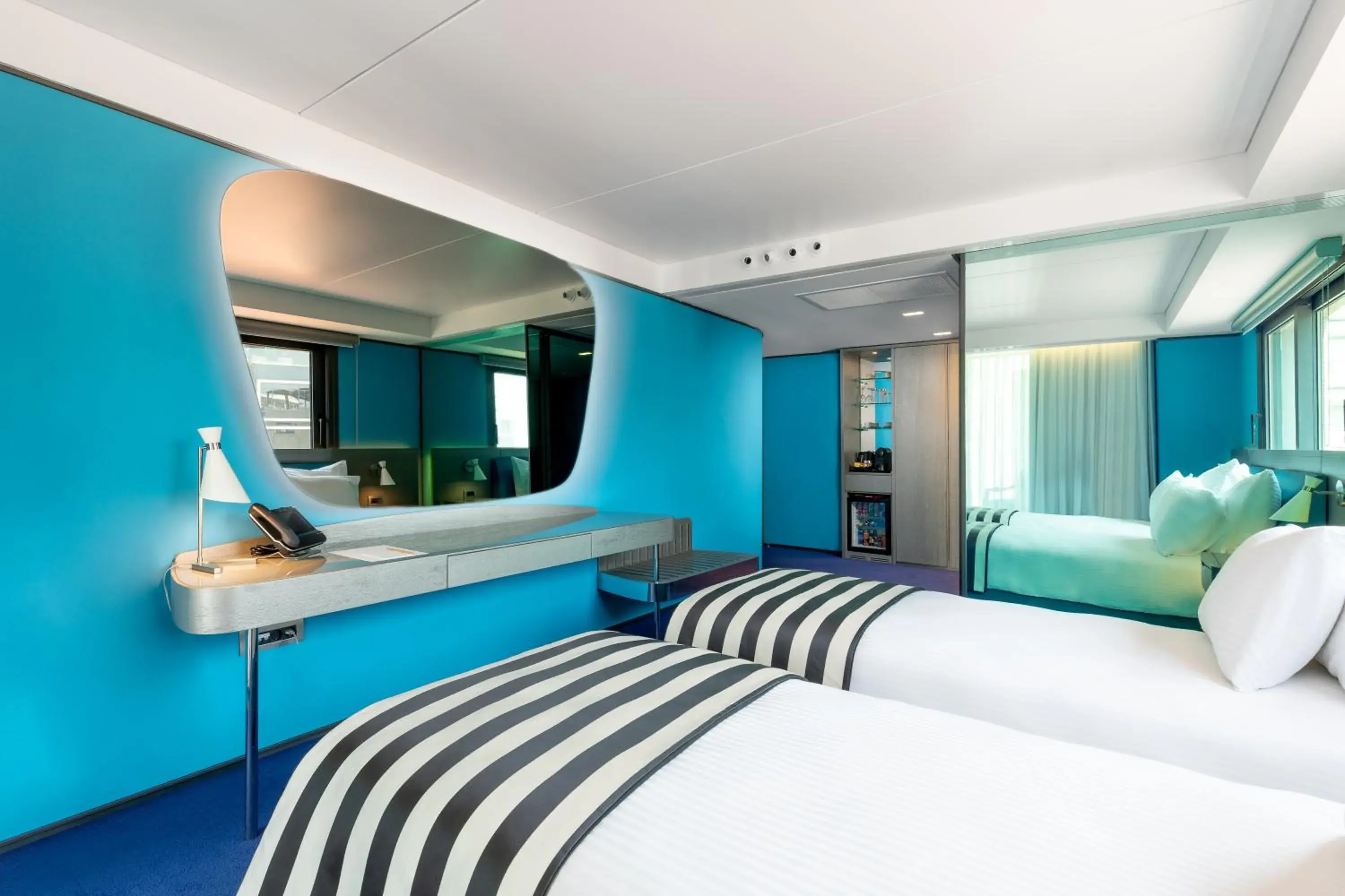Twin Room with Balcony in EN Hotel Boutique Izmir Twin Room with Balcony in EN Hotel Boutique Izmir