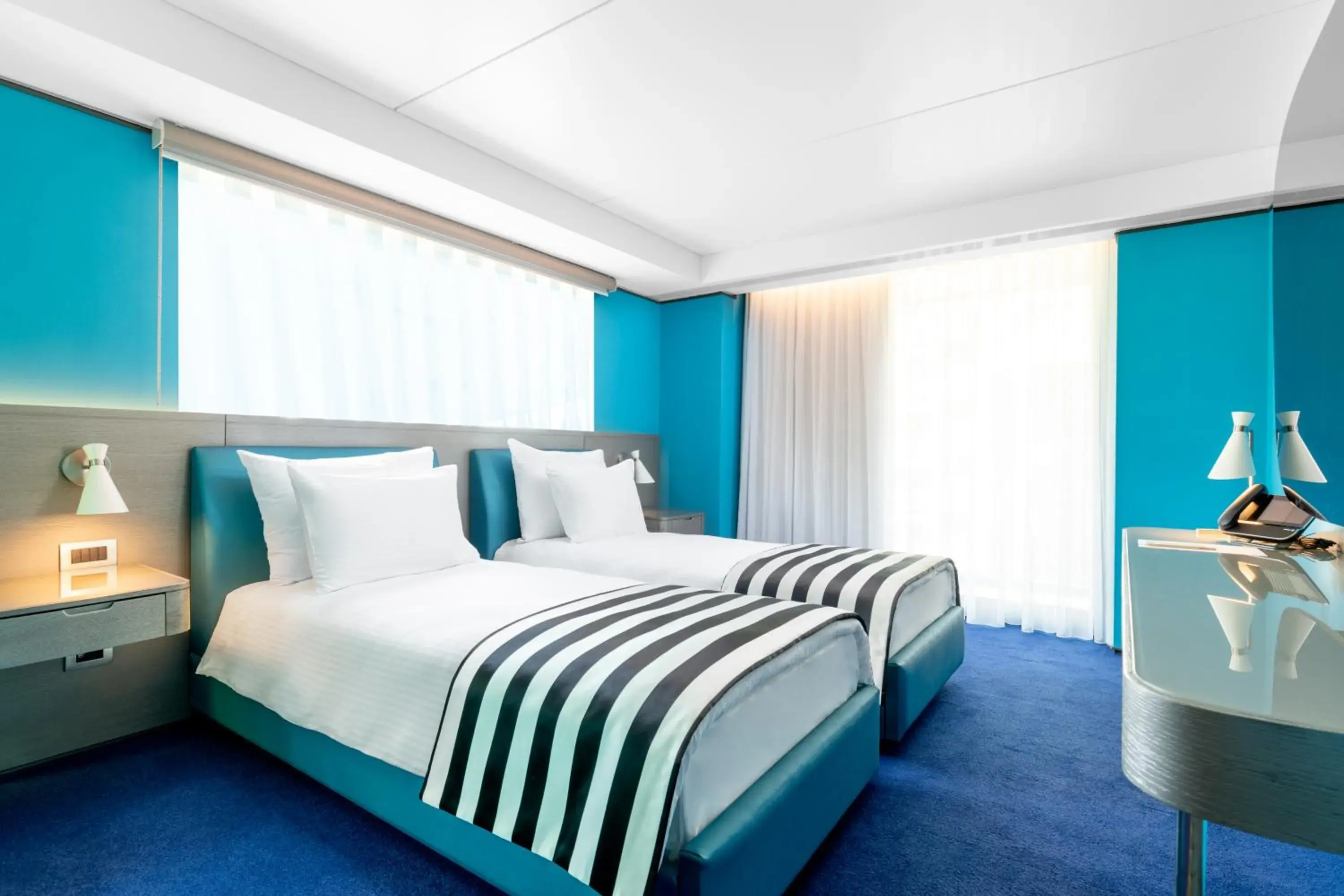 Superior Twin Room with Sea View in EN Hotel Boutique Izmir Superior Twin Room with Sea View in EN Hotel Boutique Izmir