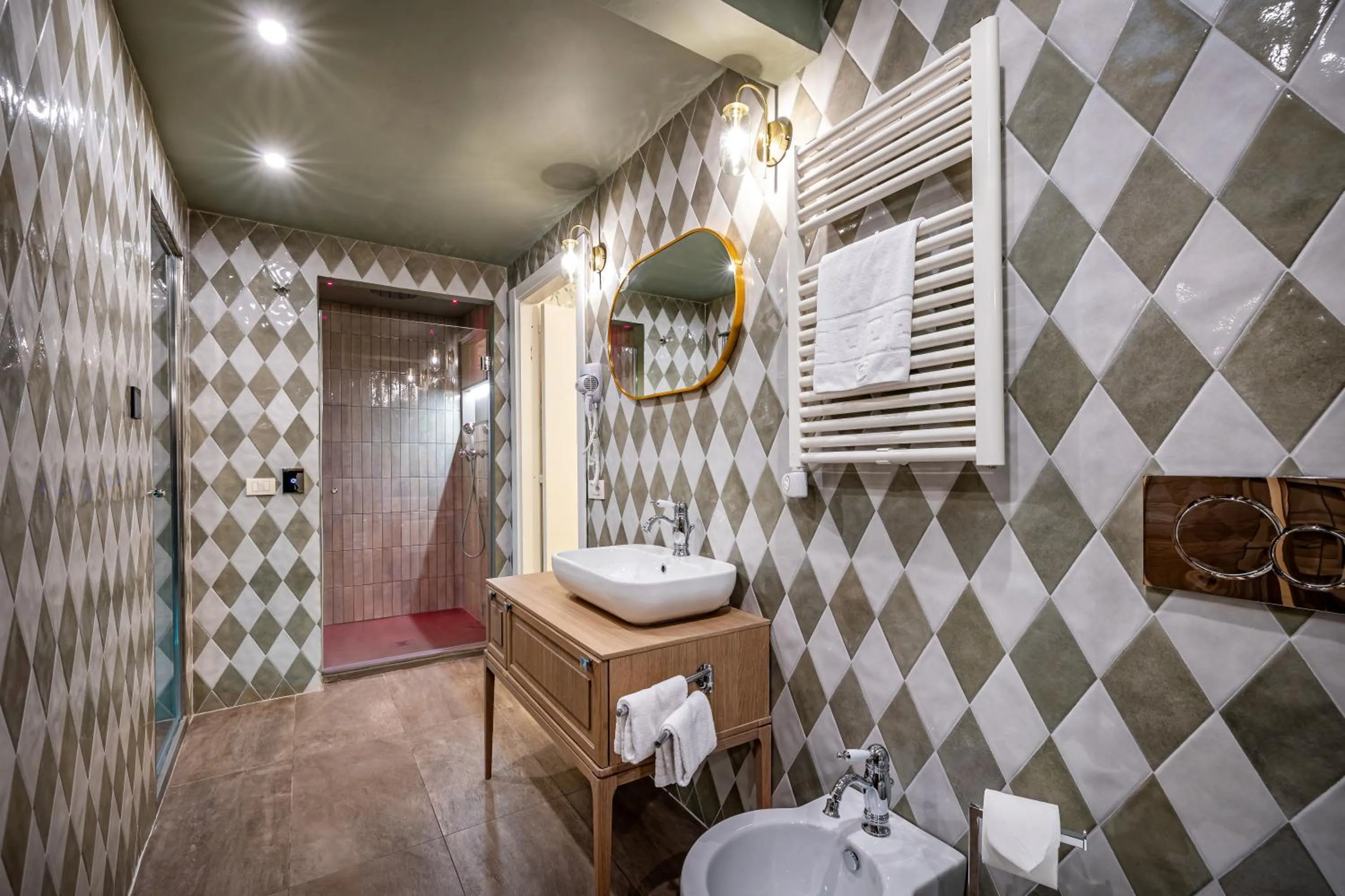 Shower in Hotel La Scaletta al Ponte Vecchio