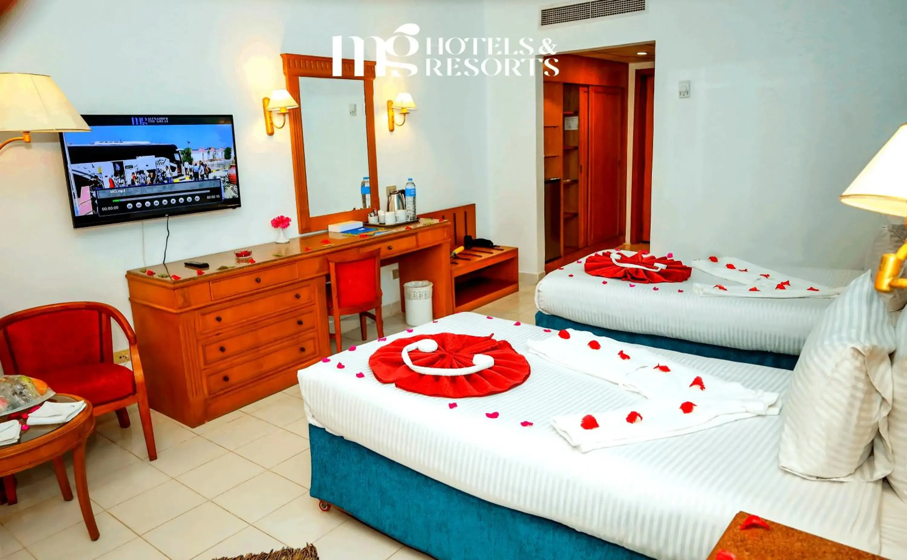 Bedroom, Bed in MG Alexander The Great Hotel Bedroom, Bed in MG Alexander The Great Hotel