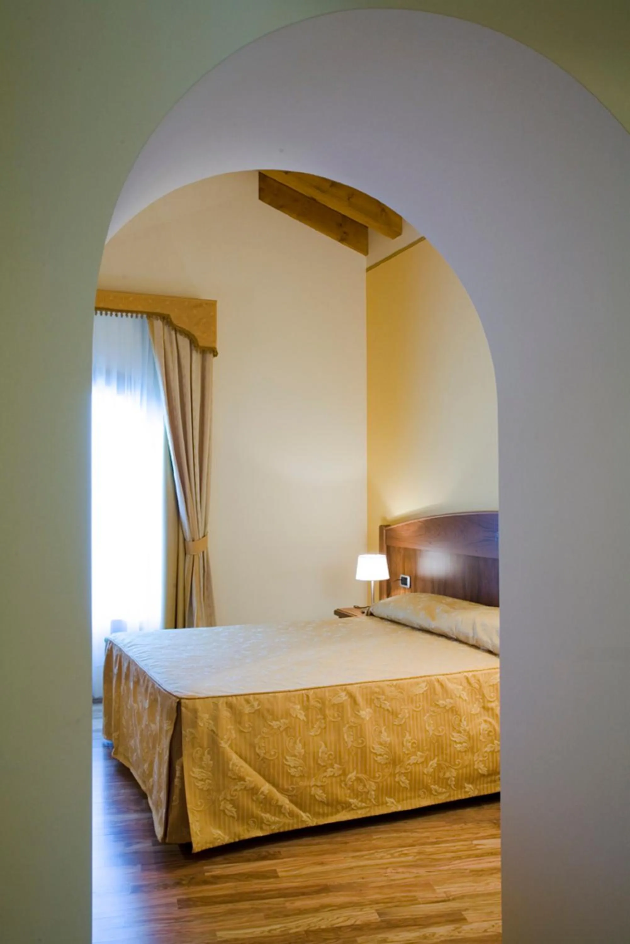 Decorative detail, Bed in Hotel Purlilium