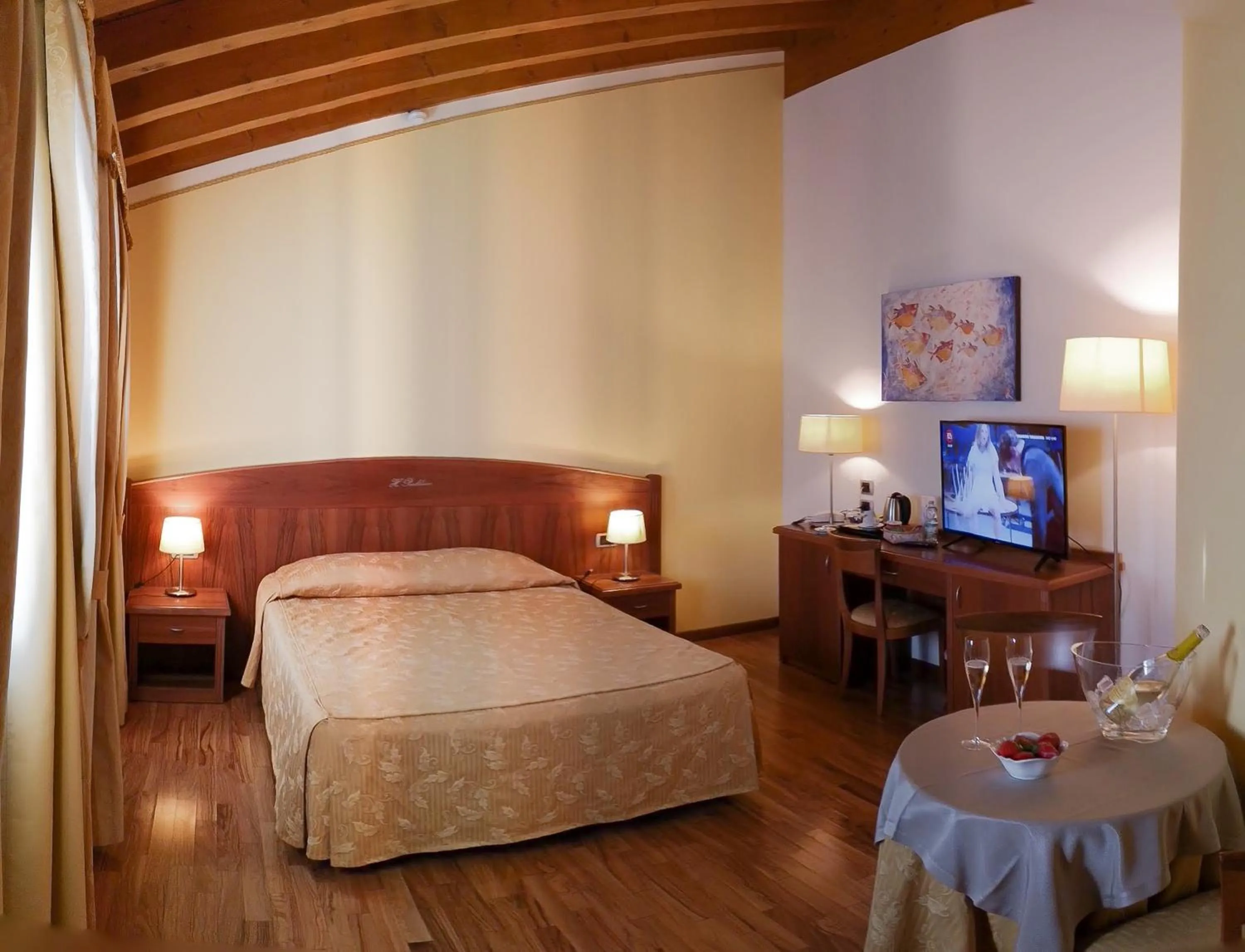 Bed in Hotel Purlilium