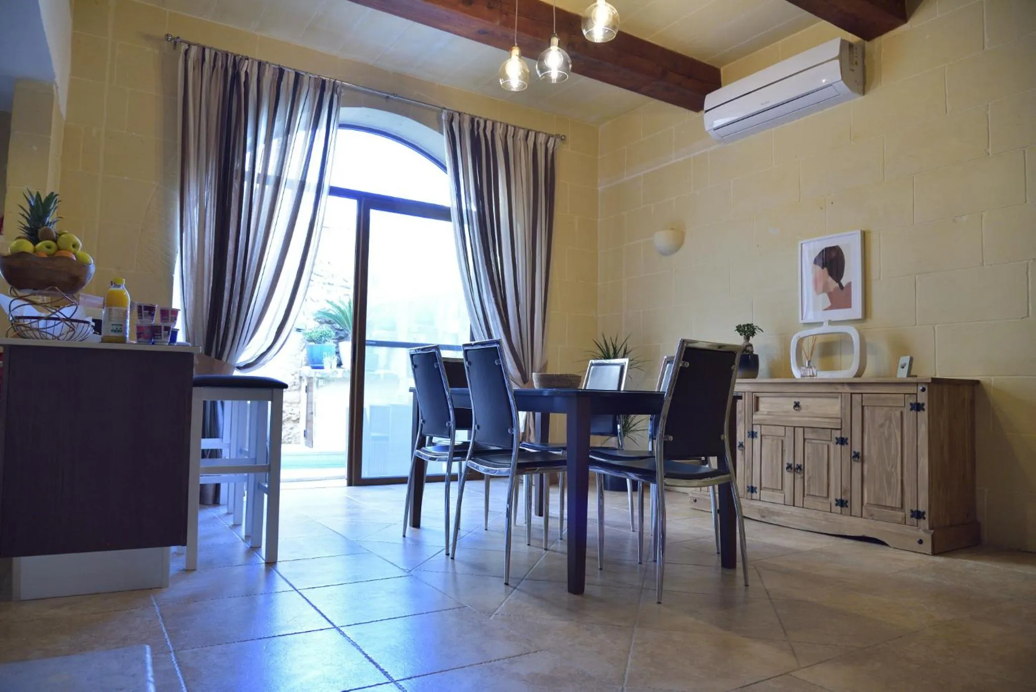 Living room in San Pawl B&b farmhouse- KORTOLL