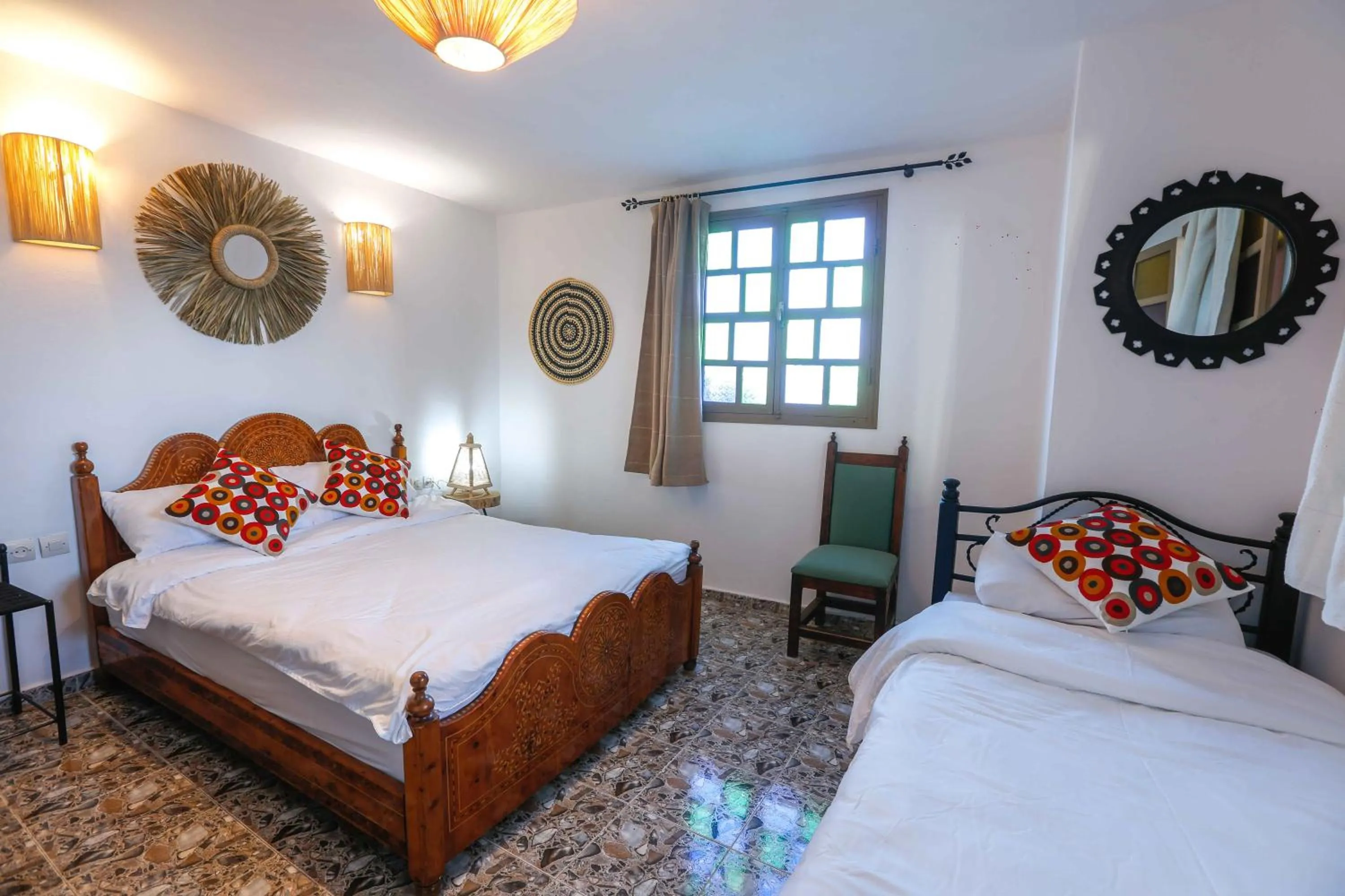 Bedroom, Bed in Luxury Riad Mounia