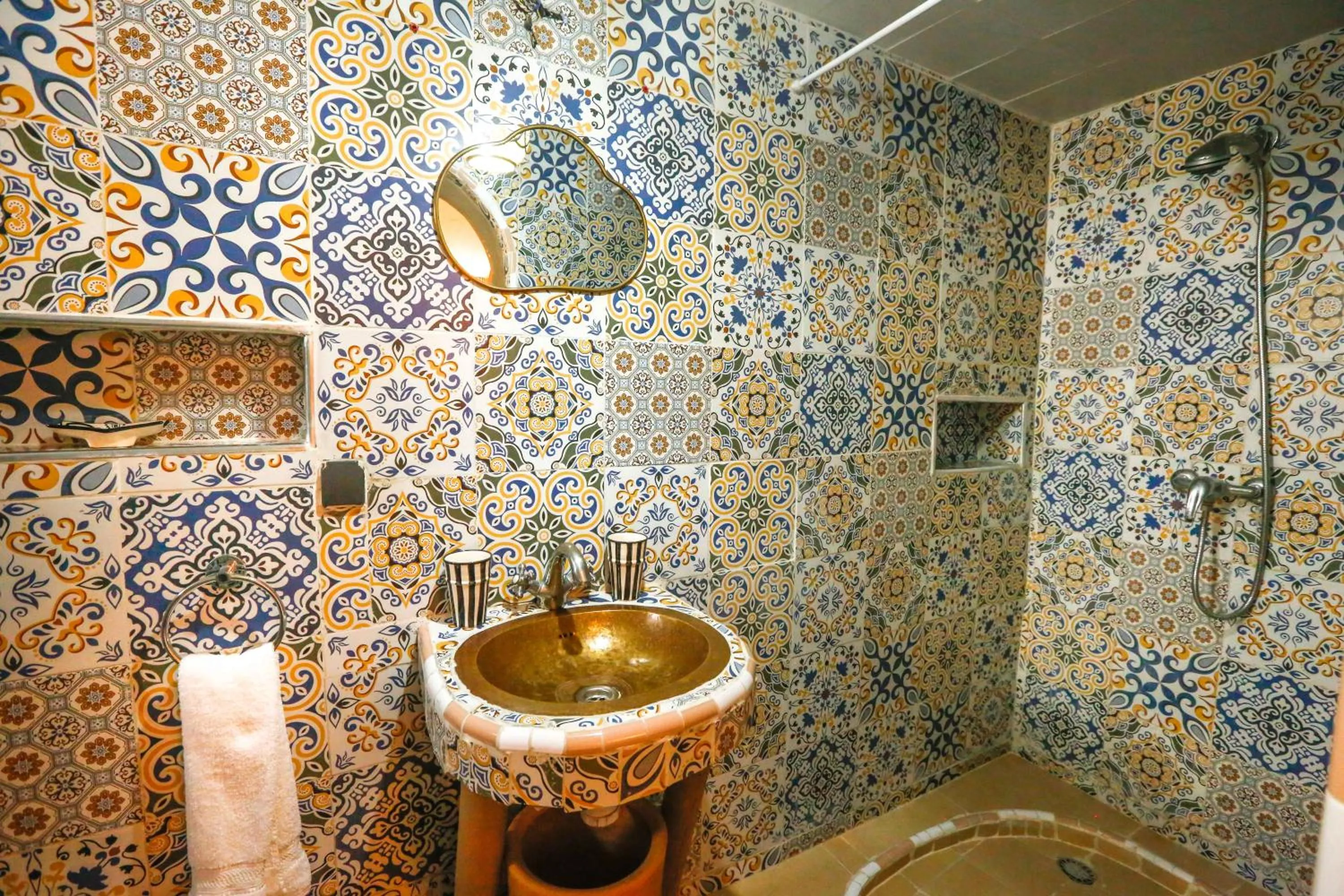 Bathroom in Luxury Riad Mounia
