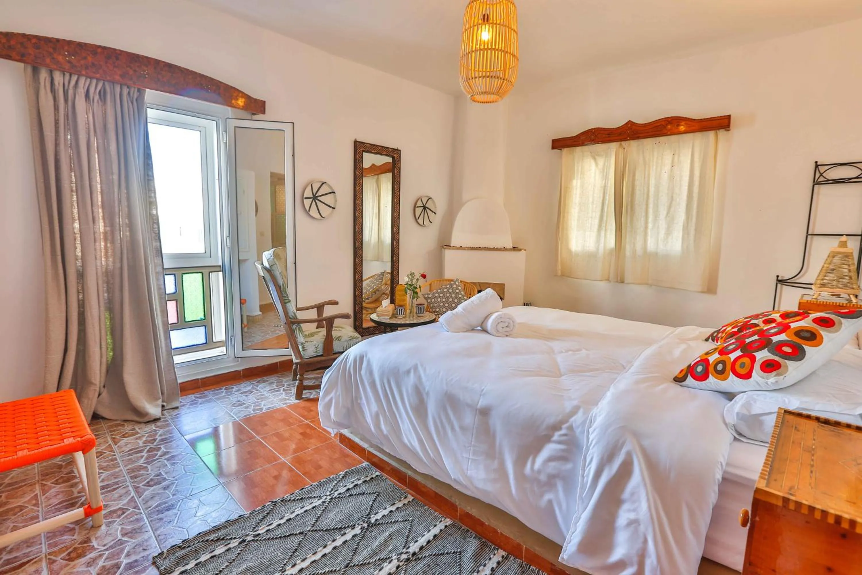 Bedroom, Bed in Luxury Riad Mounia