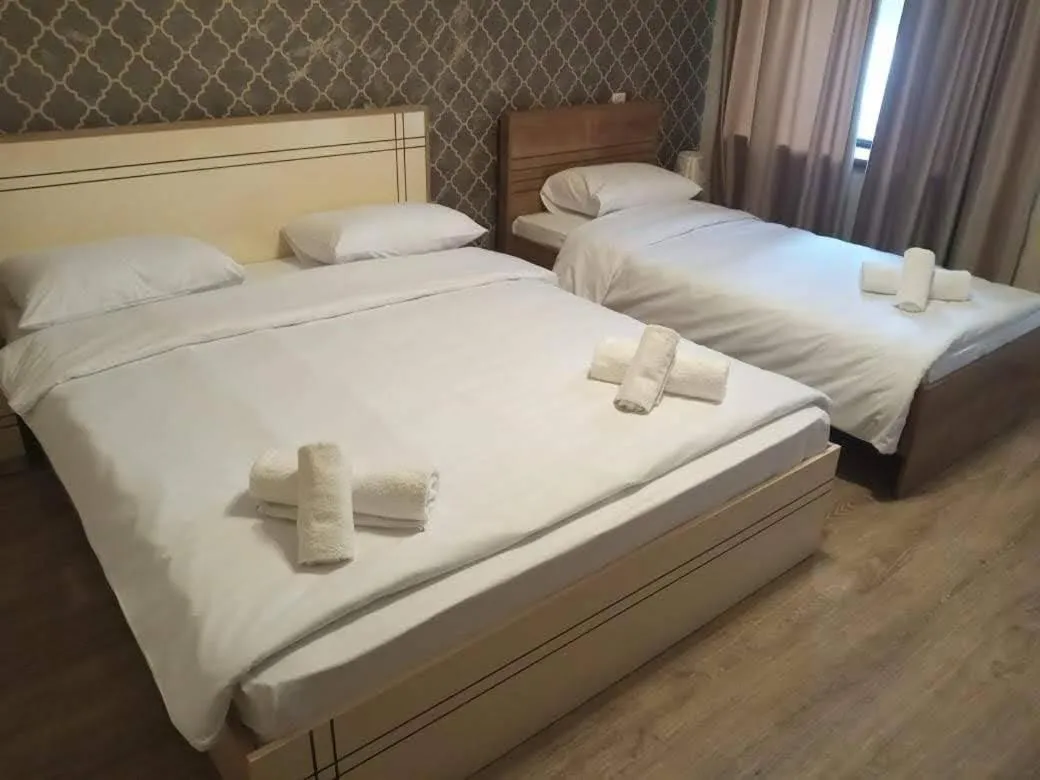 Bed in Tulpan Park Hotel