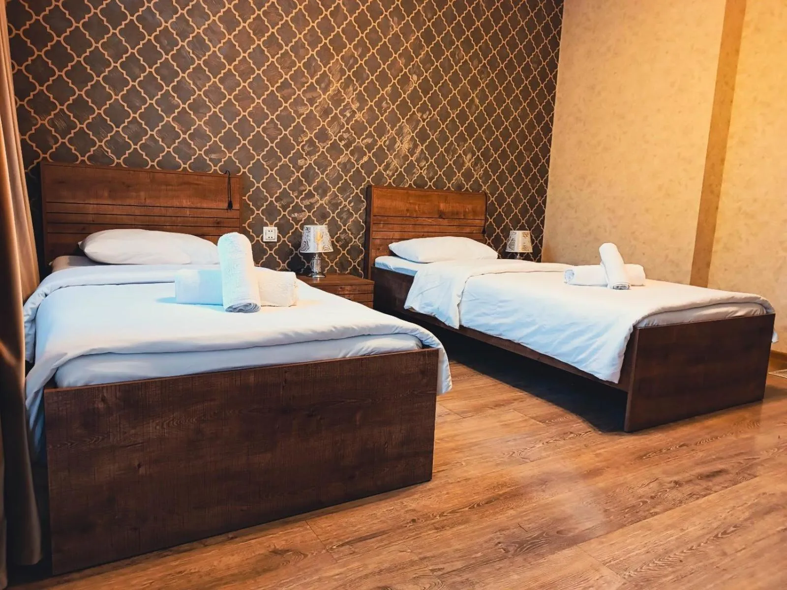 Bed in Tulpan Park Hotel