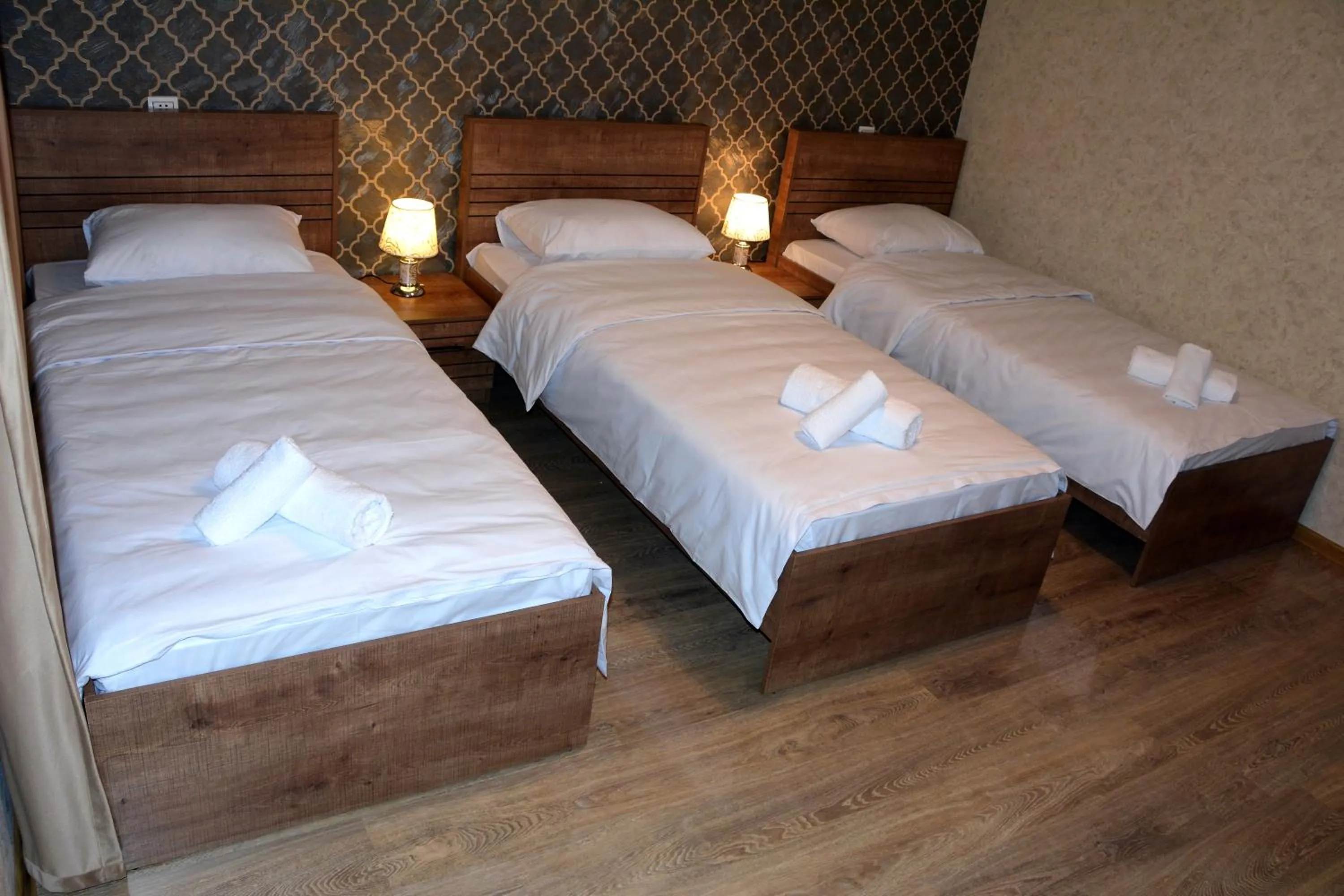 Bed in Tulpan Park Hotel