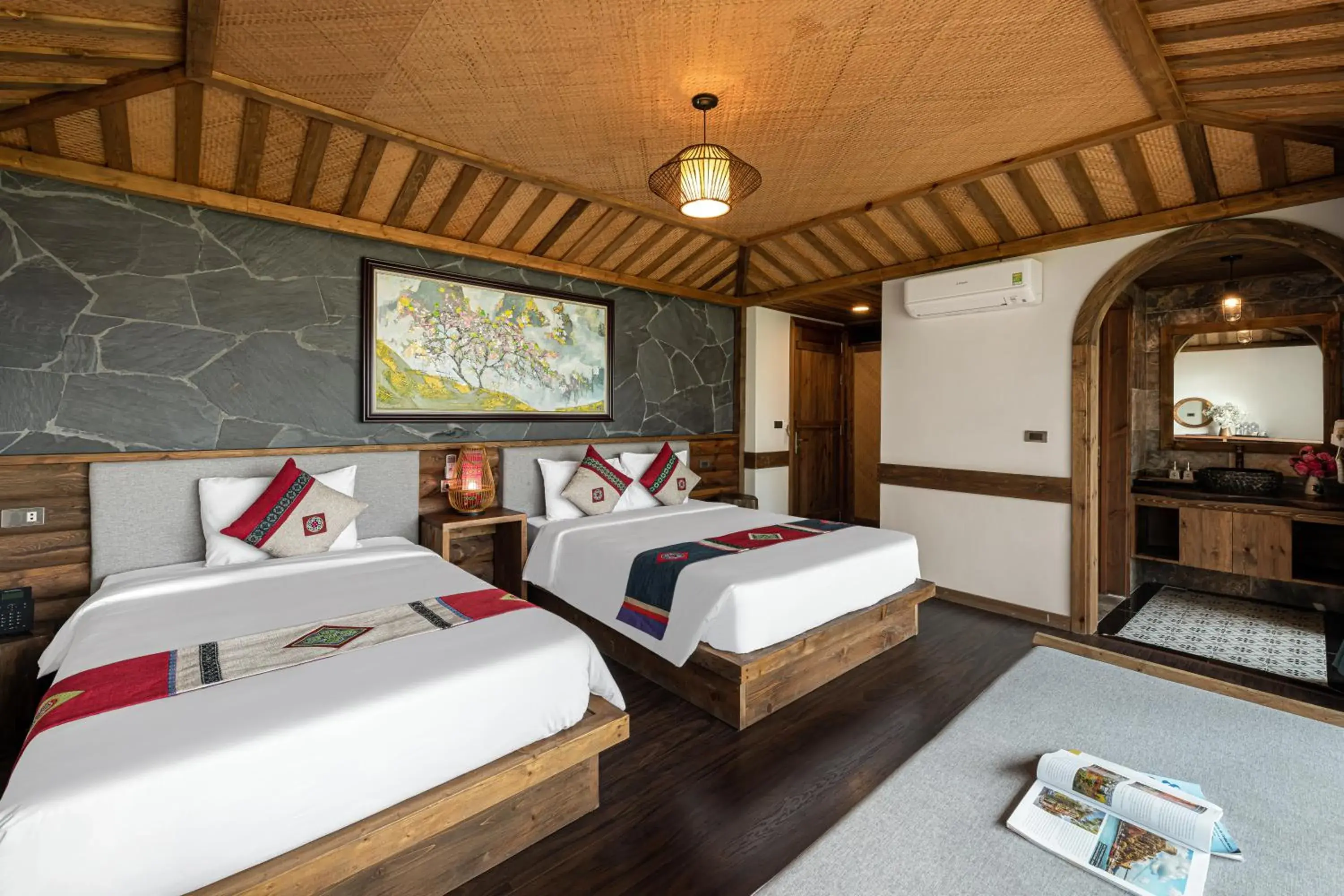 Bed in Sin Chai Ecolodge Bed in Sin Chai Ecolodge