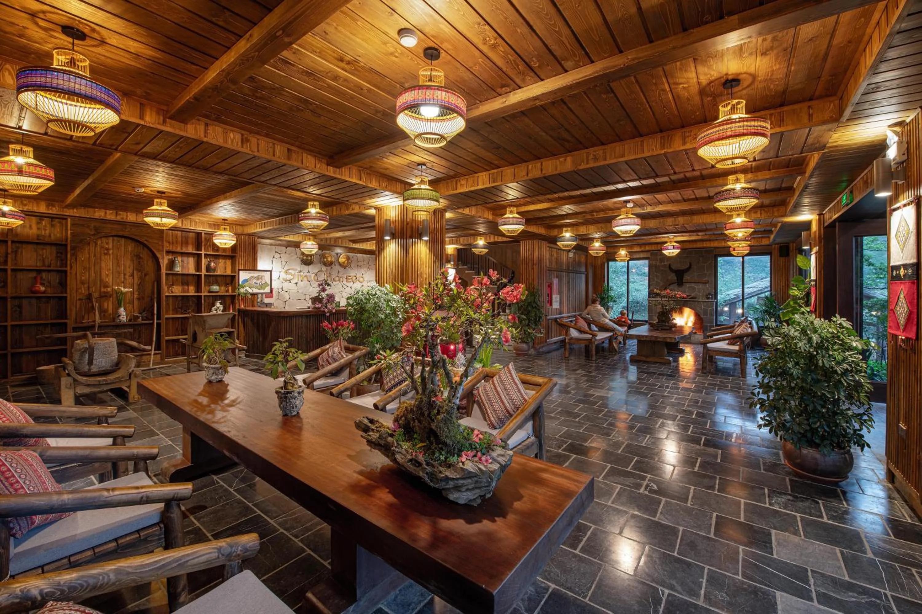 Seating area in Sin Chai Ecolodge
