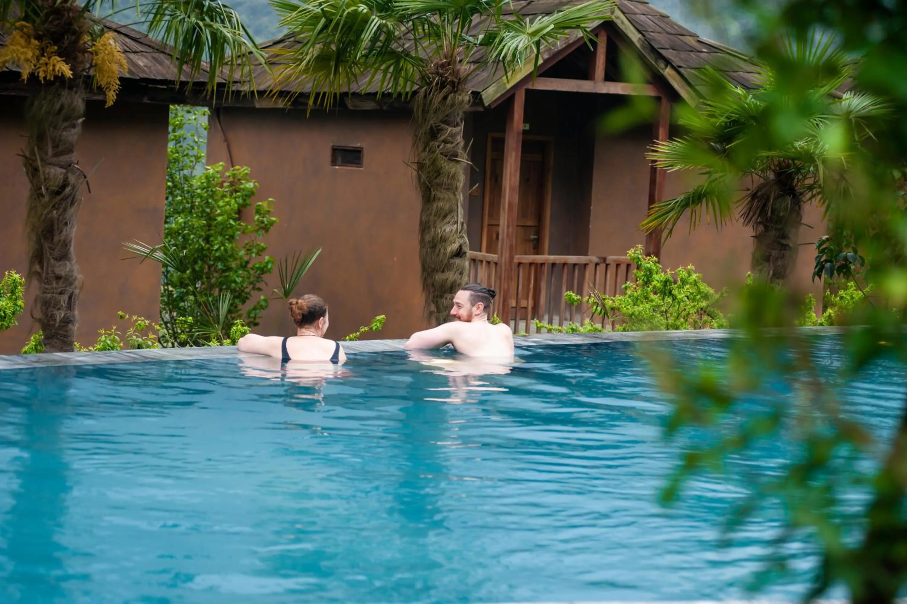 Pool view in Sin Chai Ecolodge
